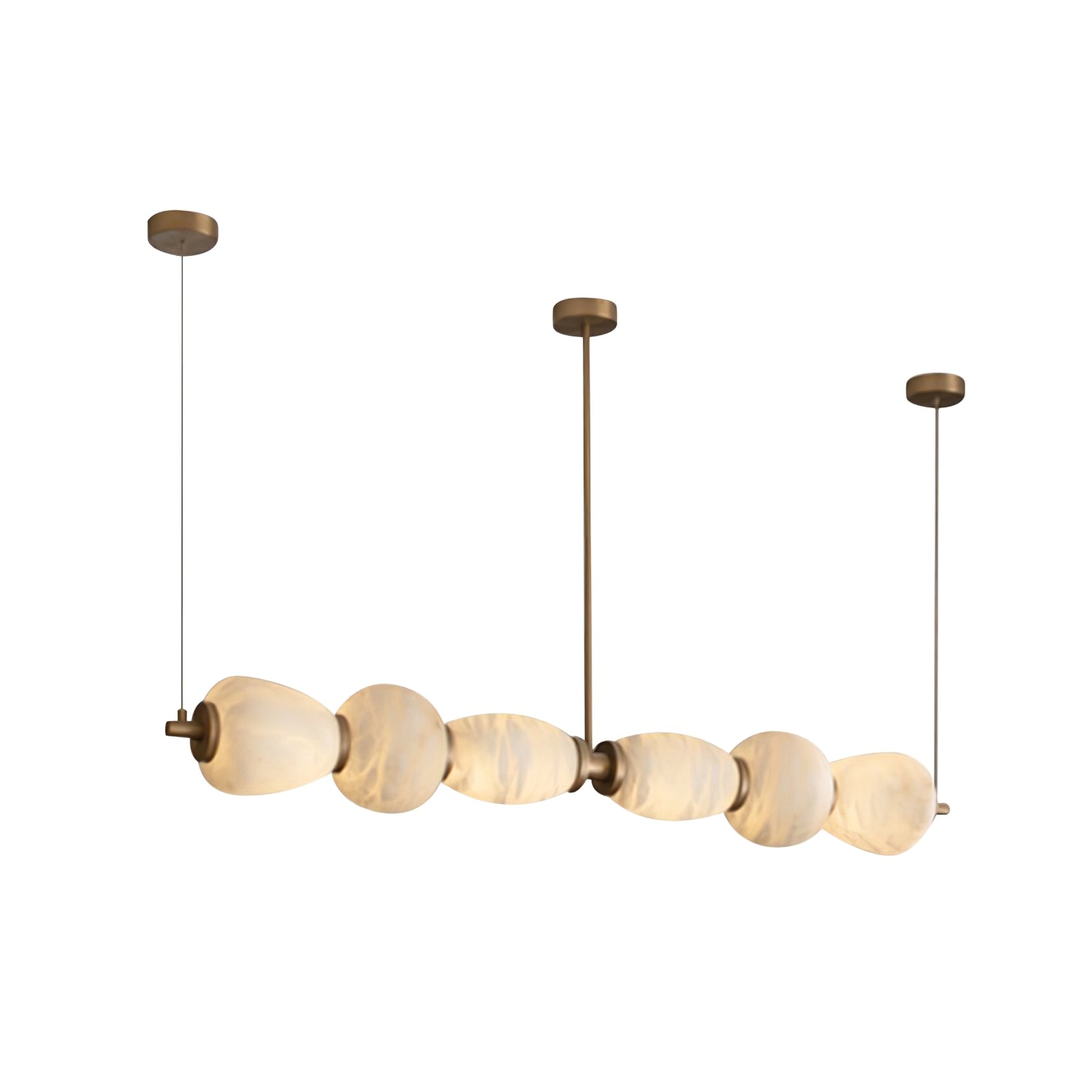 Cyrilla Alabaster Linear Pendant Light - Letslighting