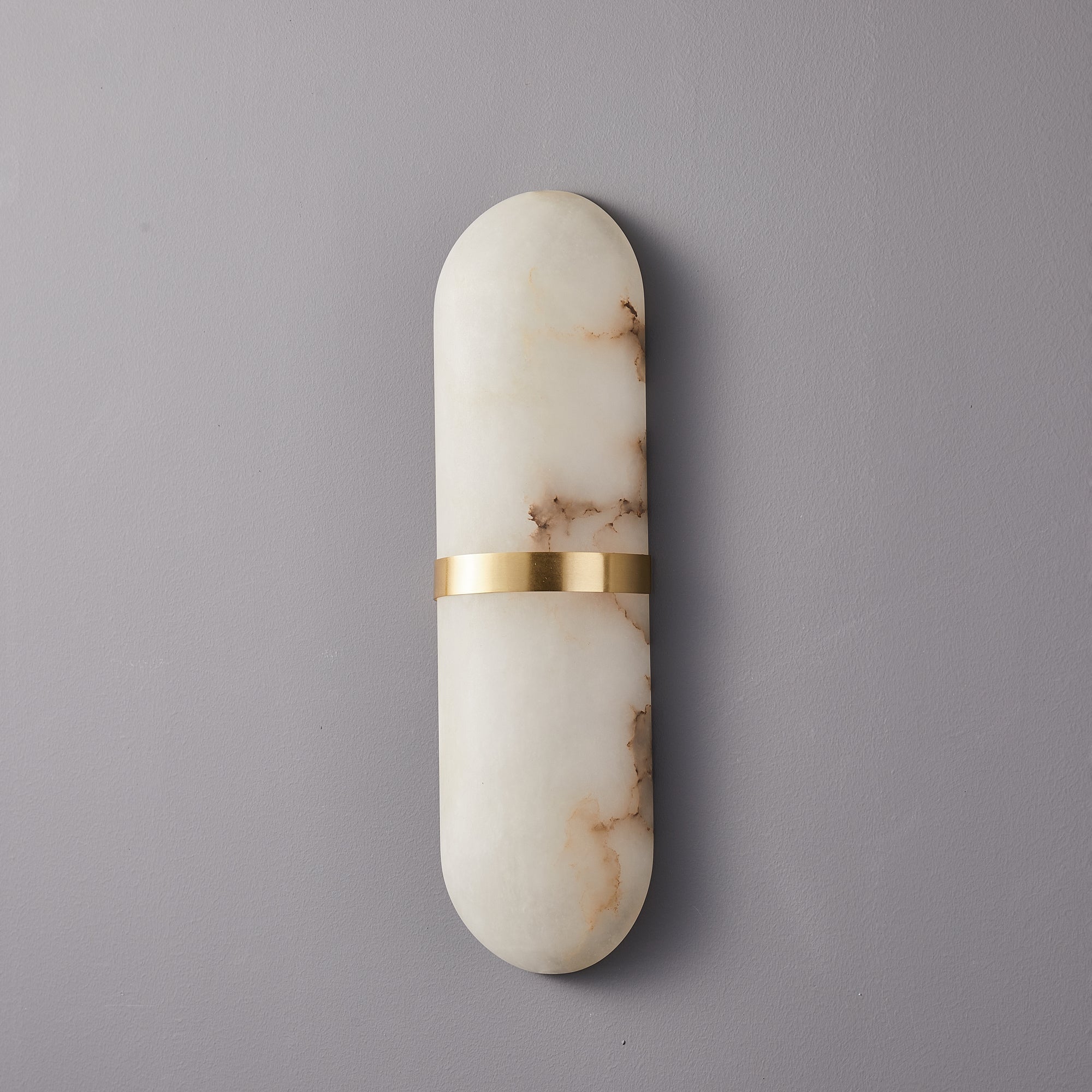 Ostruvyd Luxury Pill Alabaster Wall Lamp - Lamp Copper