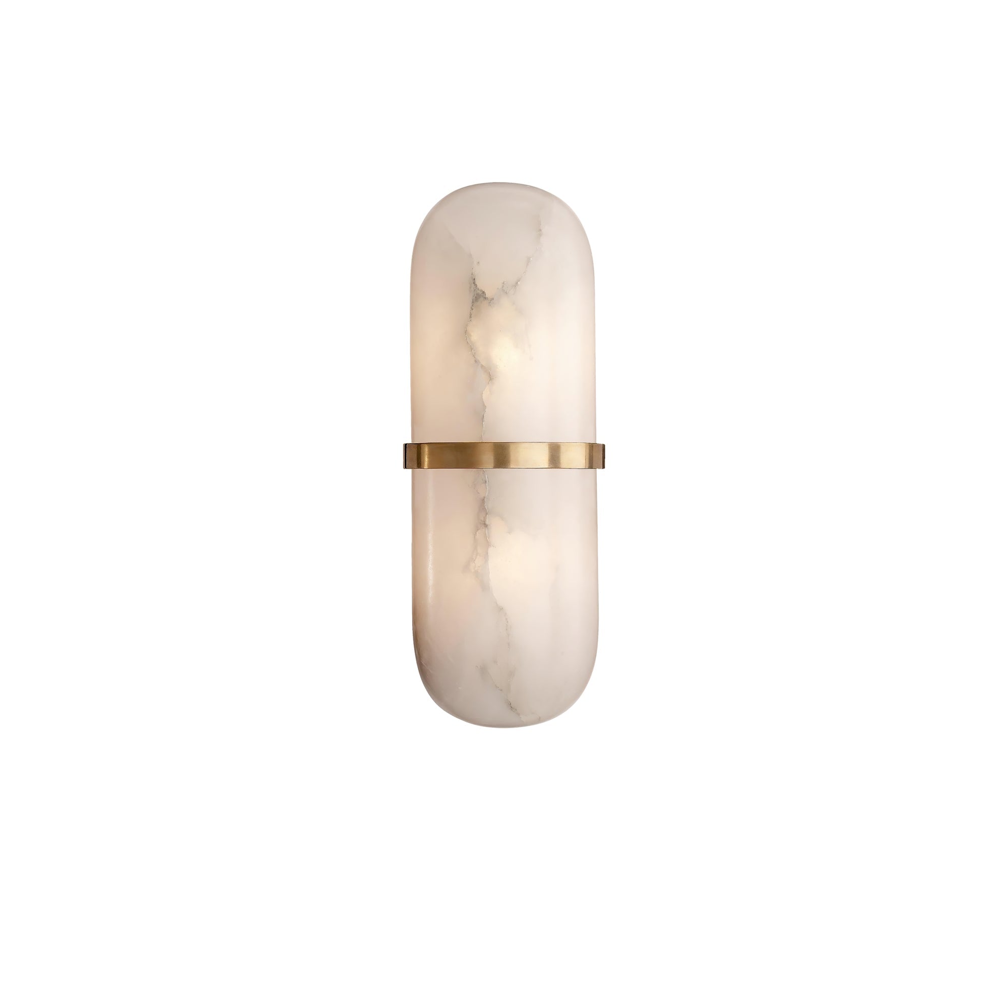 Ostruvyd Luxury Pill Alabaster Wall Lamp - Lamp Copper