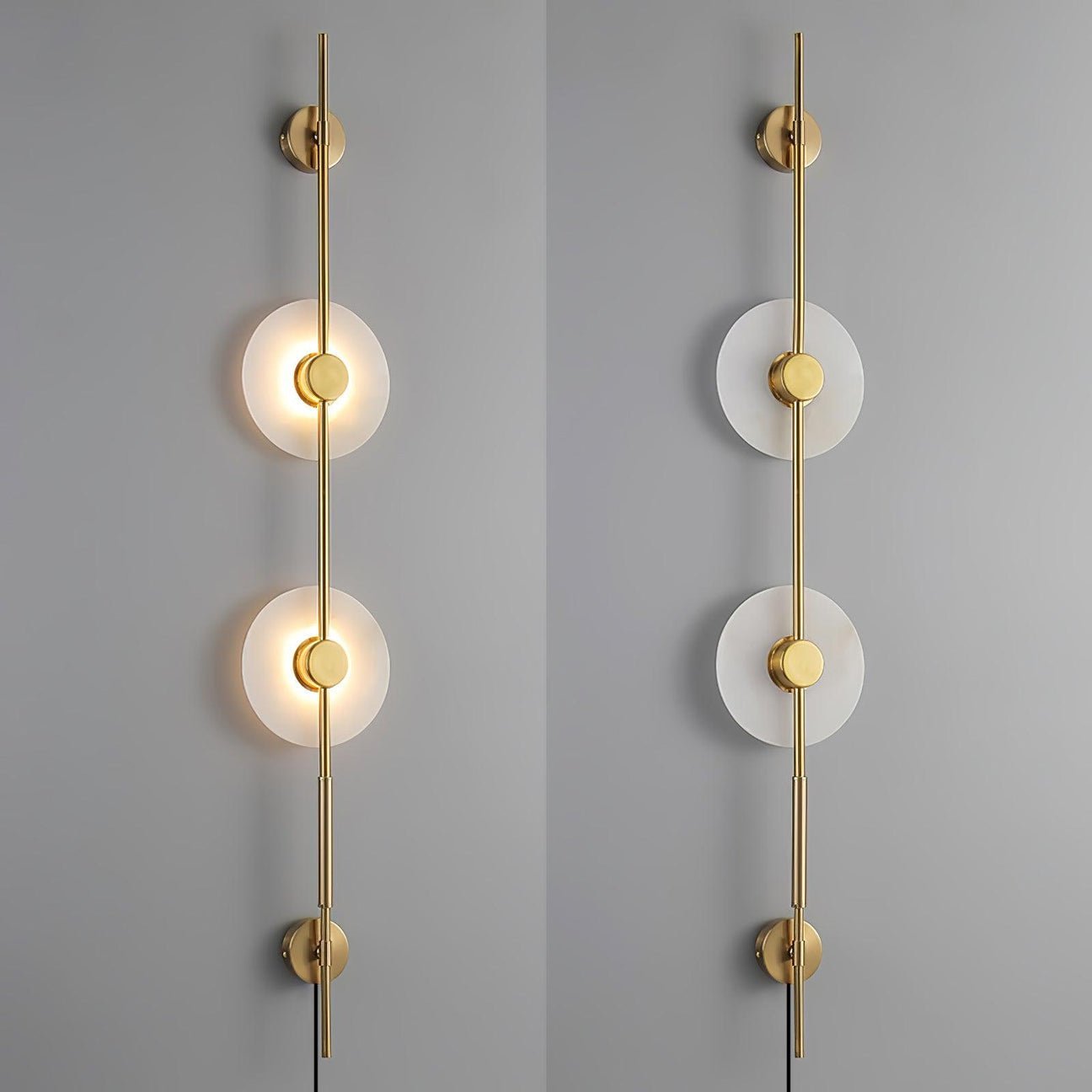 Edria Minimalist Alabaster Wall Light - Neutralighting