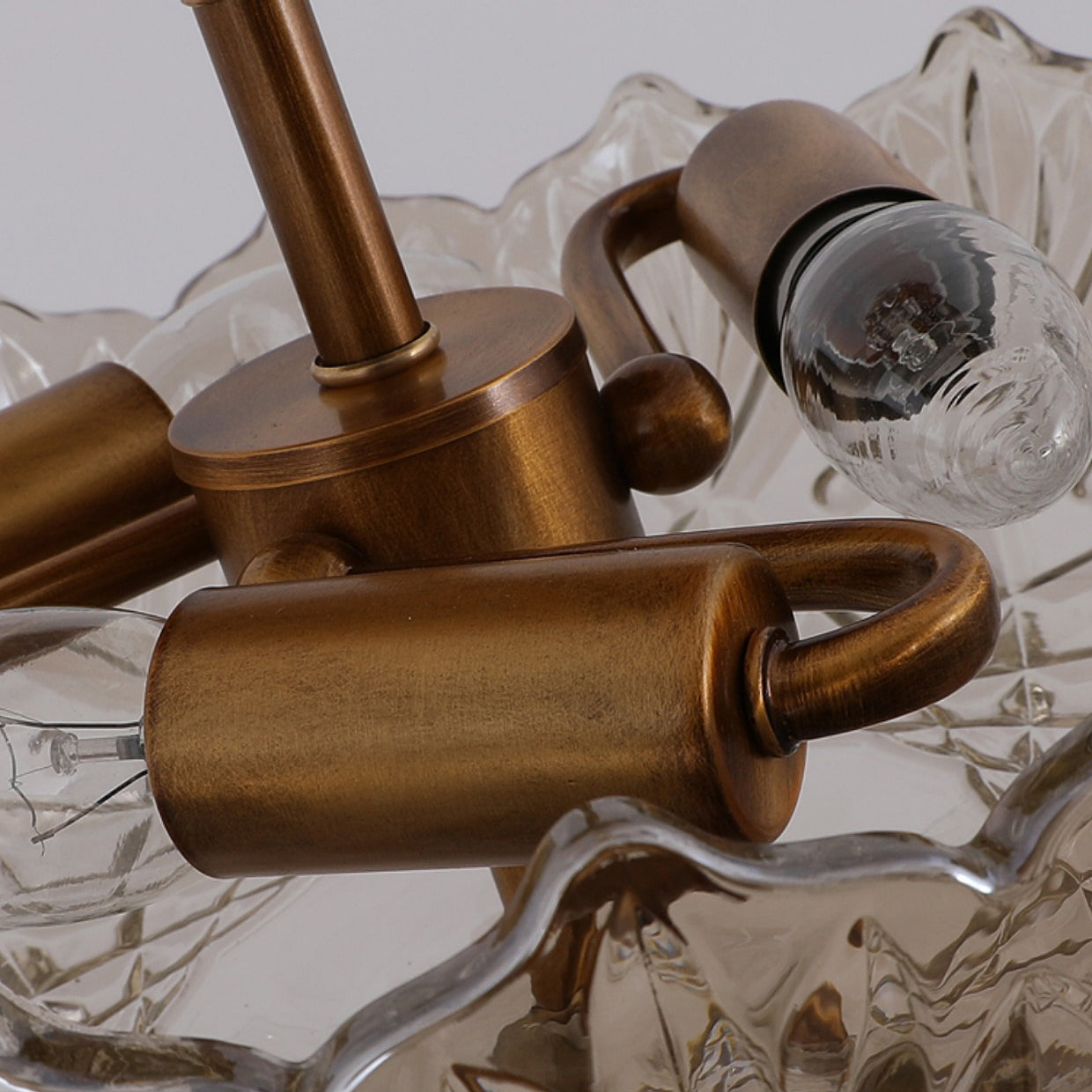 Qvistuvyi Postmodern Luxury Glass Ceiling Lamp - Lamp Copper