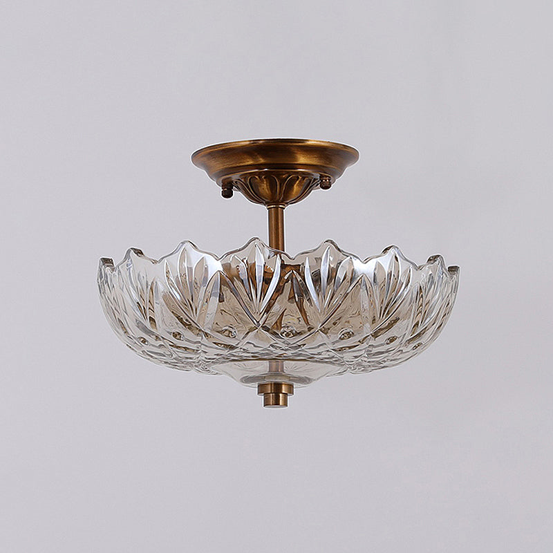 Qvistuvyi Postmodern Luxury Glass Ceiling Lamp - Lamp Copper