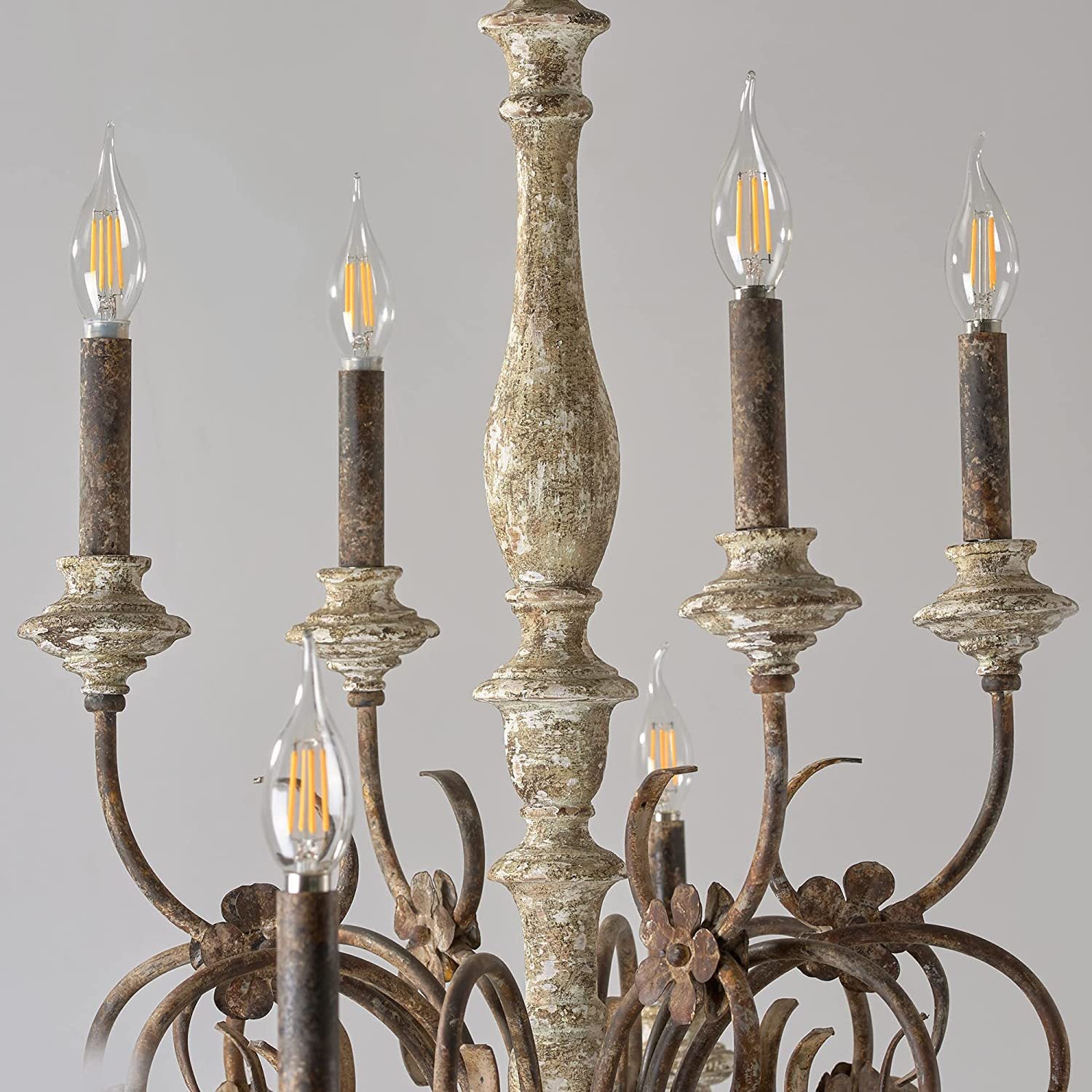 Waegnuvyn Chandelier Métal Bougie Traditionnel Salon - Neutralighting