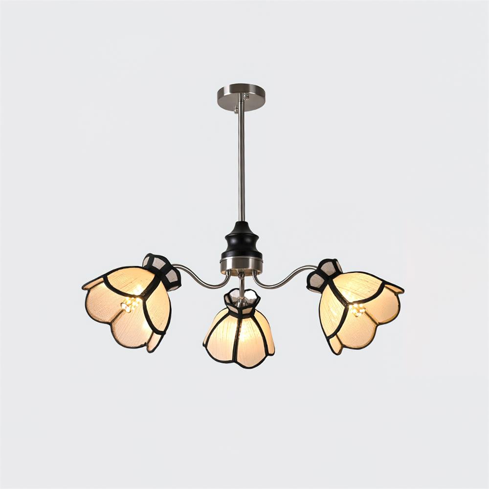 Alessio Chandelier Floral Vintage Glow - Letslighting