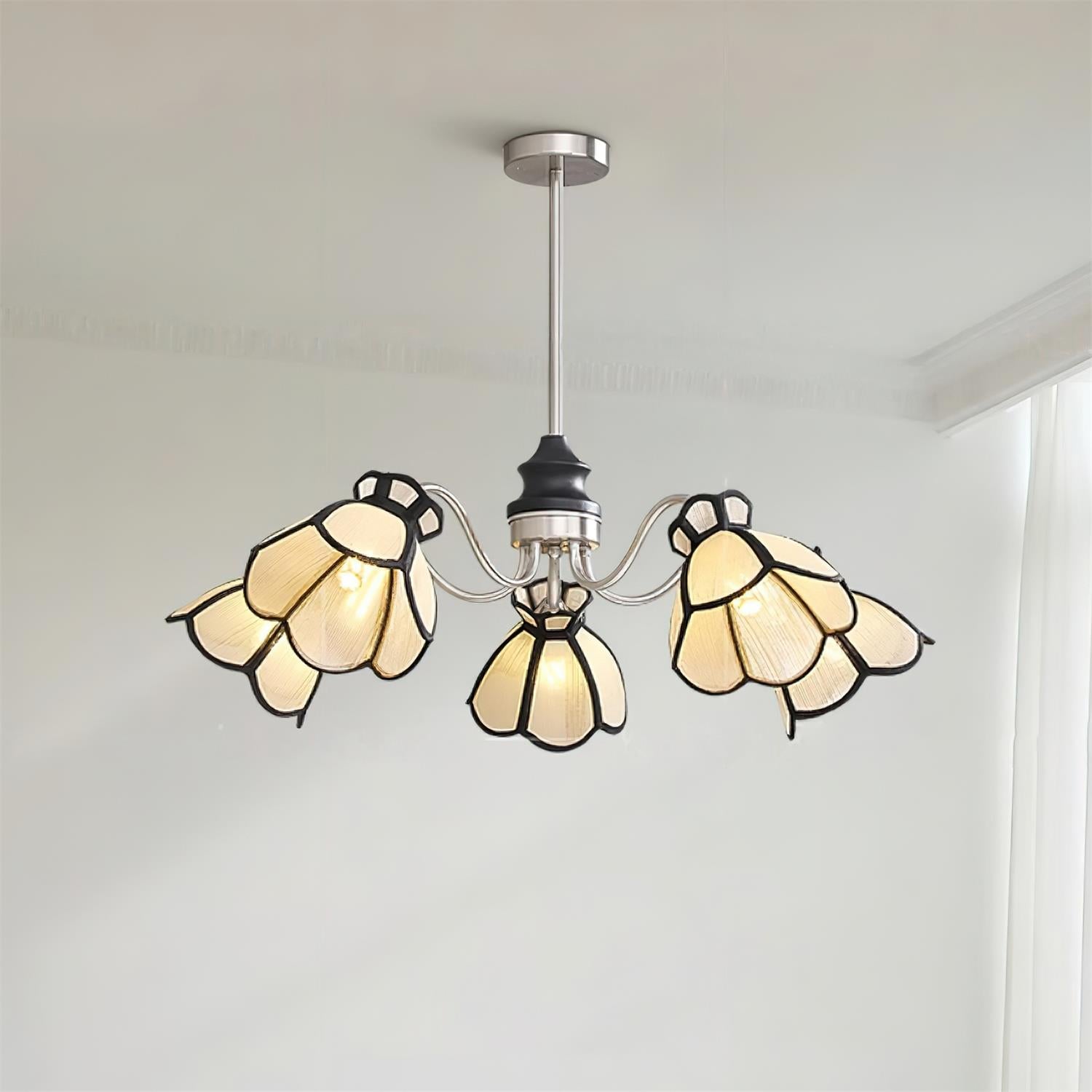 Alessio Chandelier Floral Vintage Glow - Letslighting