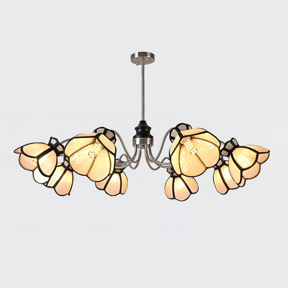 Alessio Chandelier Floral Vintage Glow - Letslighting