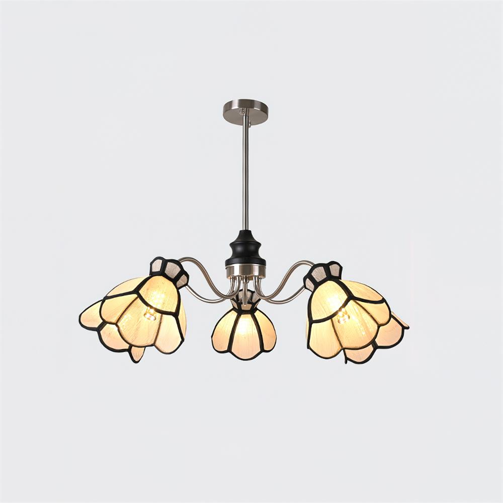 Alessio Chandelier Floral Vintage Glow - Letslighting