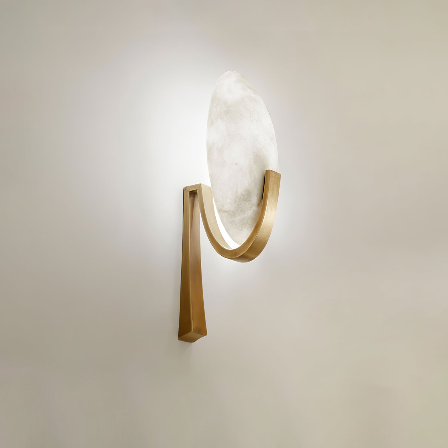 Althea Minimalist Alabaster Wall Lamp - Neutralighting