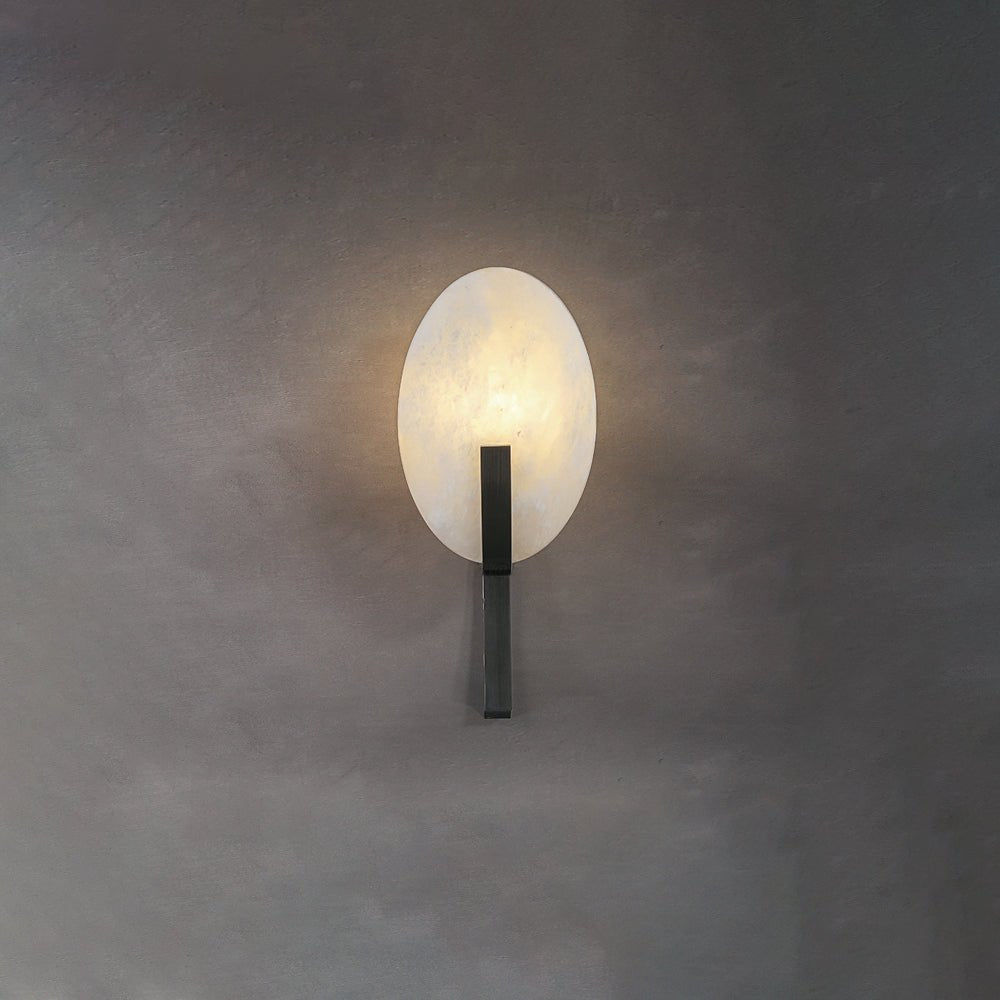 Althea Minimalist Alabaster Wall Lamp - Neutralighting