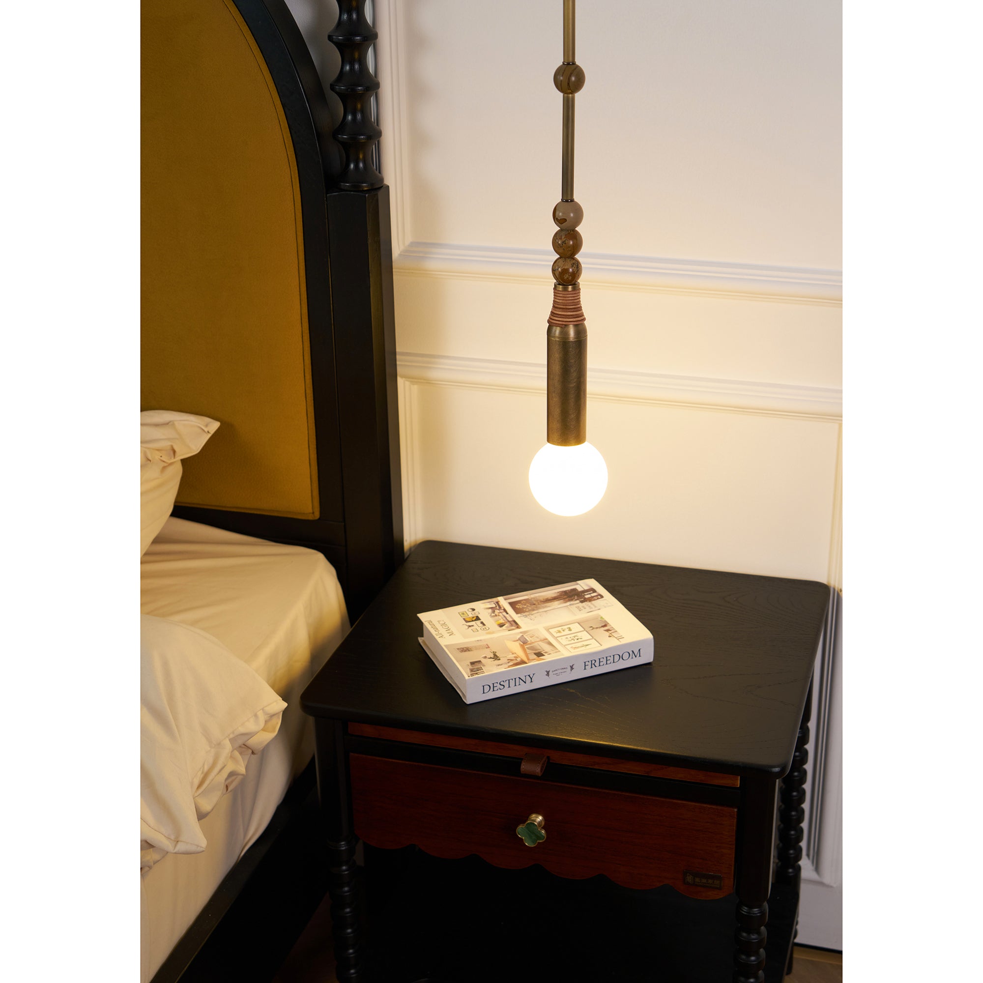 Alvuvyn Modern Minimalist Marble Pendant Light - Neutralighting