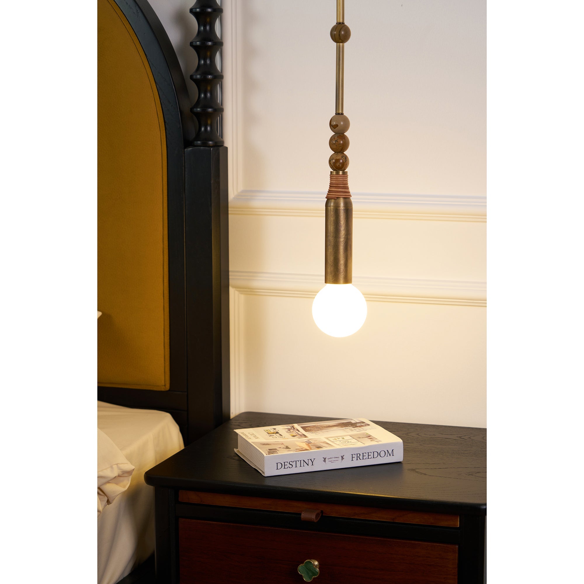 Alvuvyn Modern Minimalist Marble Pendant Light - Neutralighting