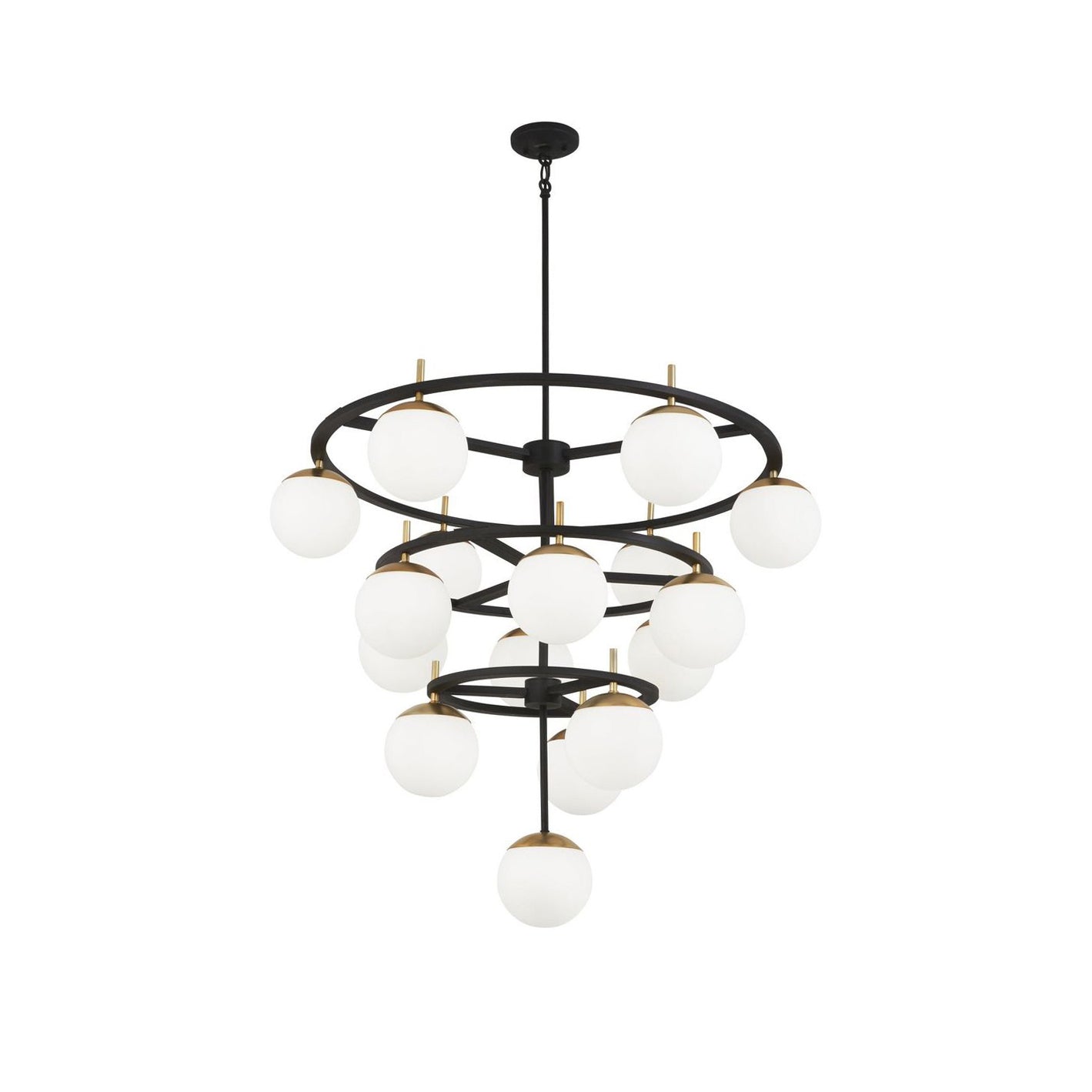 Ornuvyn Modern Minimalist Glass Chandelier - Lamp Copper