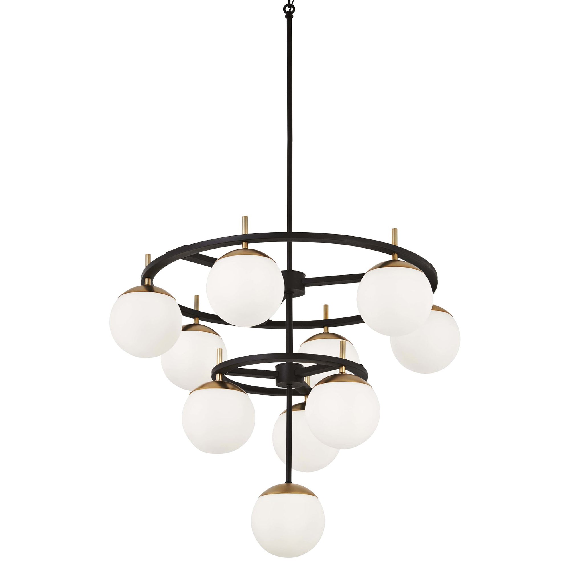 Ornuvyn Modern Minimalist Glass Chandelier - Lamp Copper