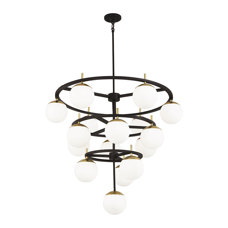 Ornuvyn Modern Minimalist Glass Chandelier - Lamp Copper