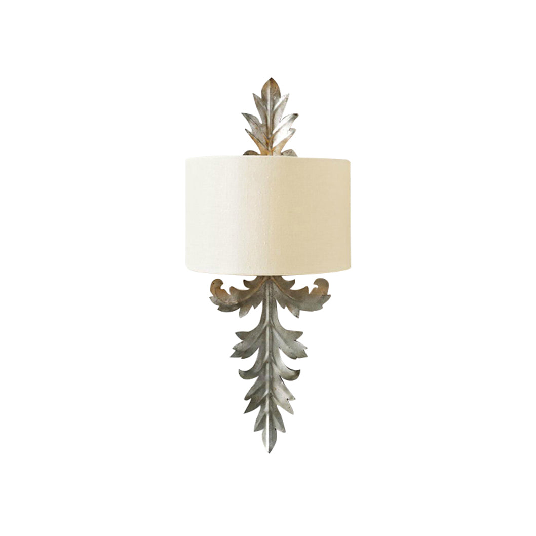 Alvuvyi Modern Leaves Fabric Wall Lamp - Lamp Copper