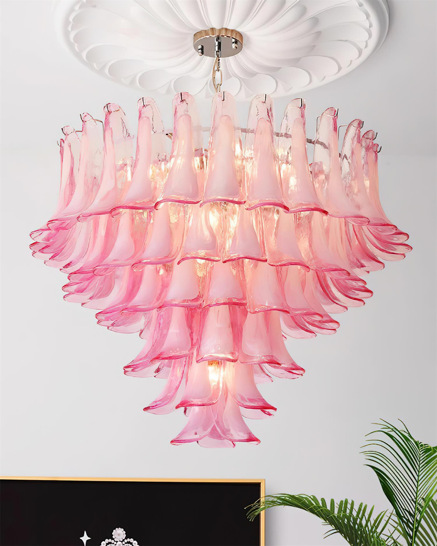 Alrinis Chandelier Floral Cascade Whimsy - Letslighting