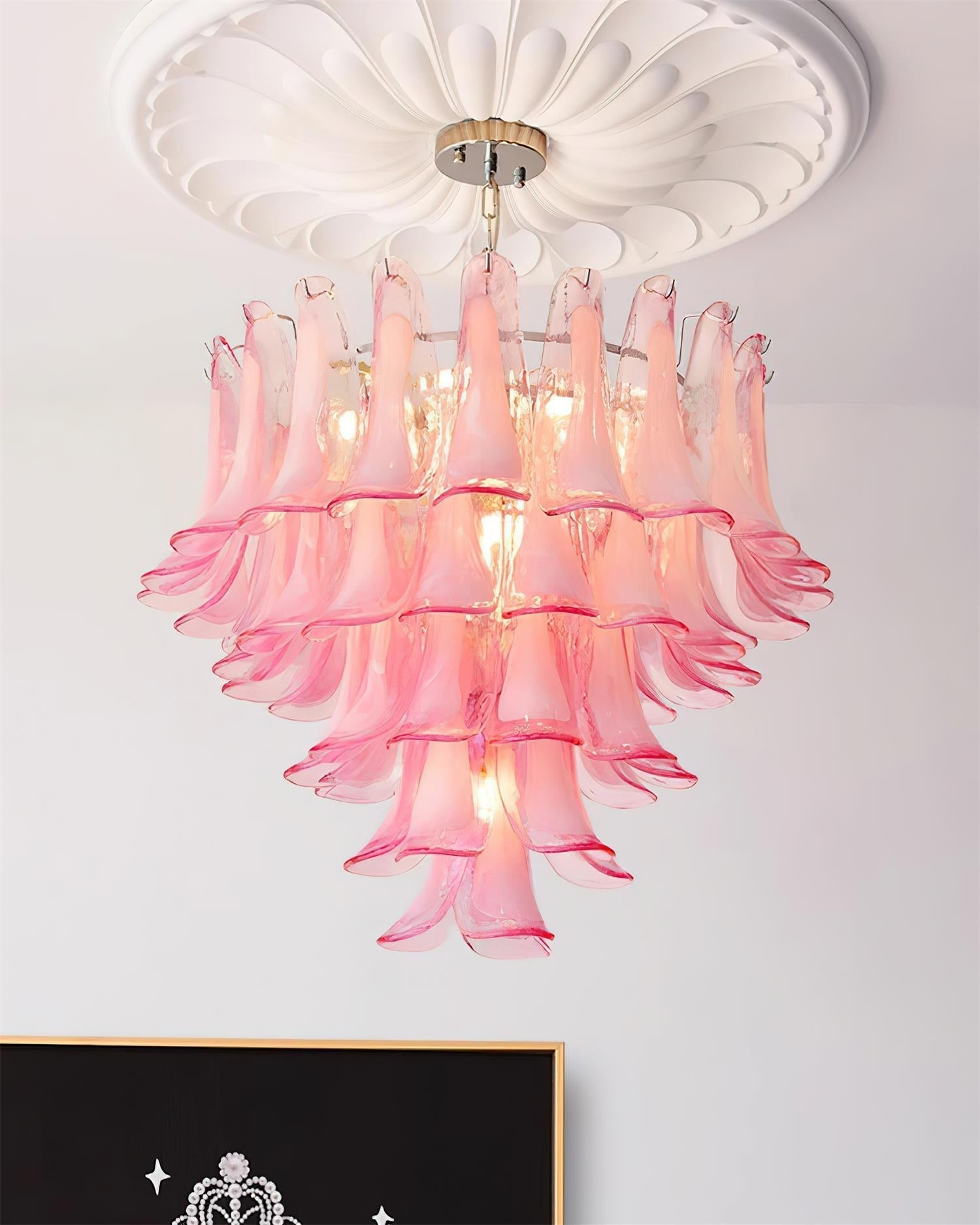 Alrinis Chandelier Floral Cascade Whimsy - Letslighting