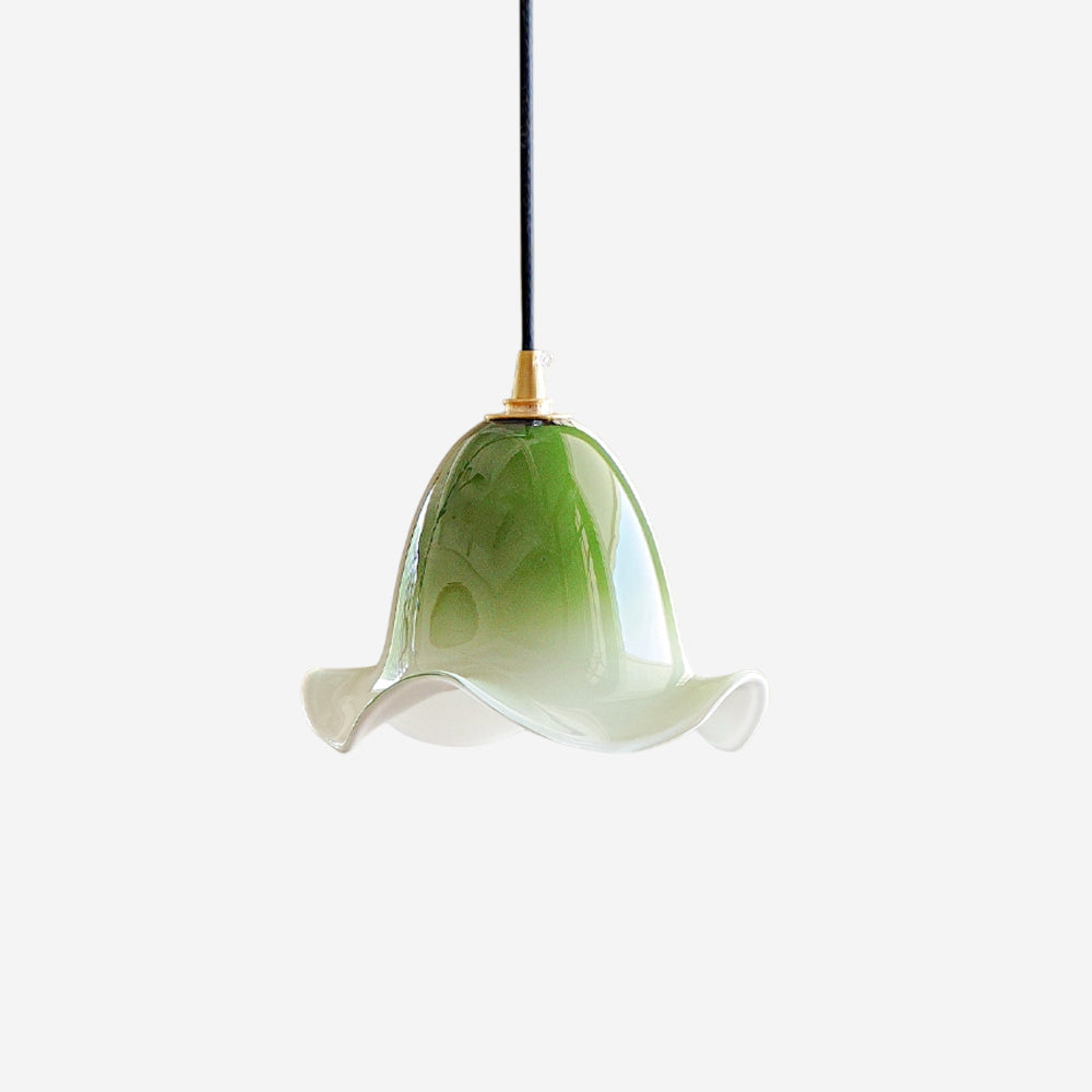 Aluna Pendant Lamp with Organic Curved Shade - Letslighting