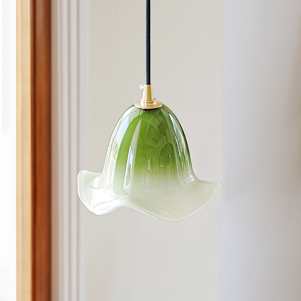 Aluna Pendant Lamp with Organic Curved Shade - Letslighting