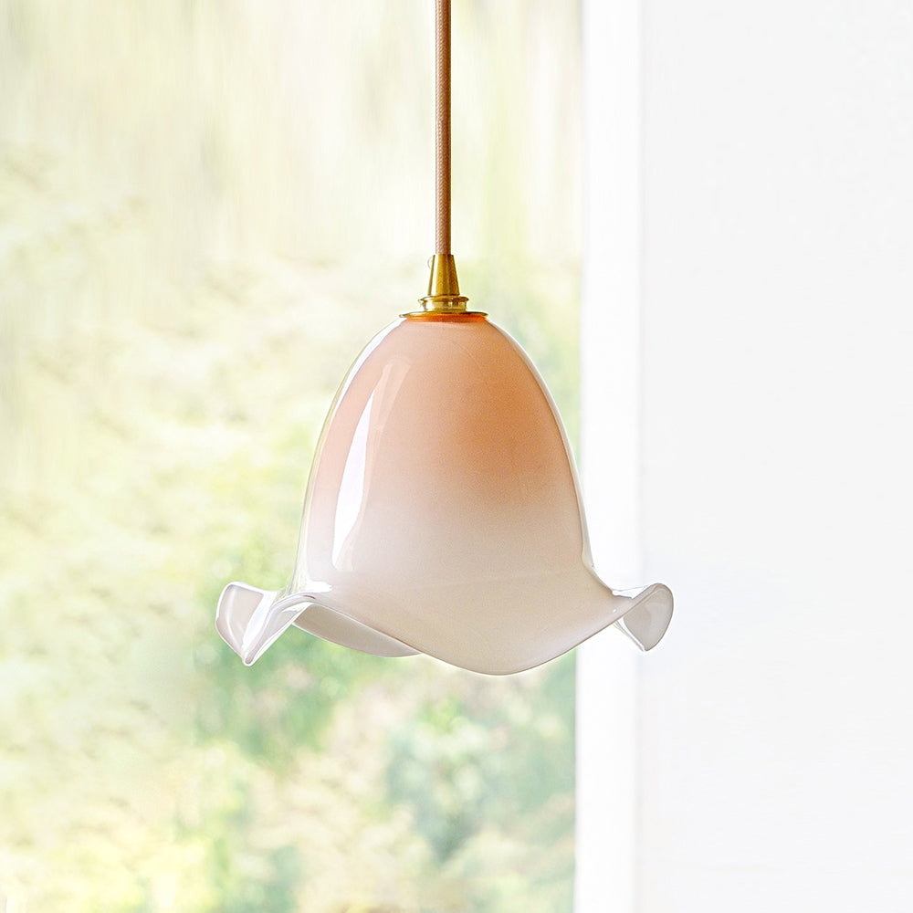 Aluna Pendant Lamp with Organic Curved Shade - Letslighting