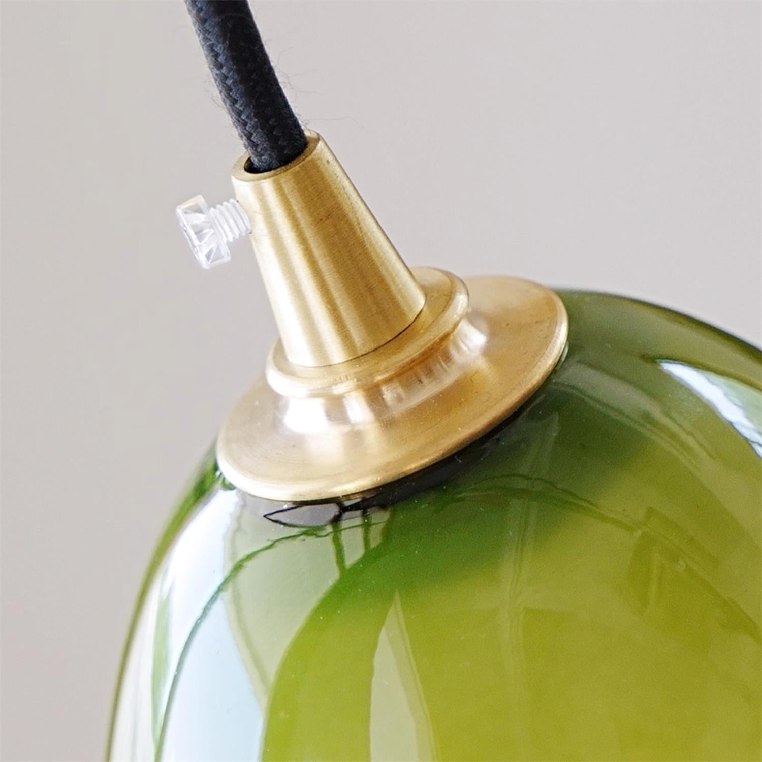 Aluna Pendant Lamp with Organic Curved Shade - Letslighting