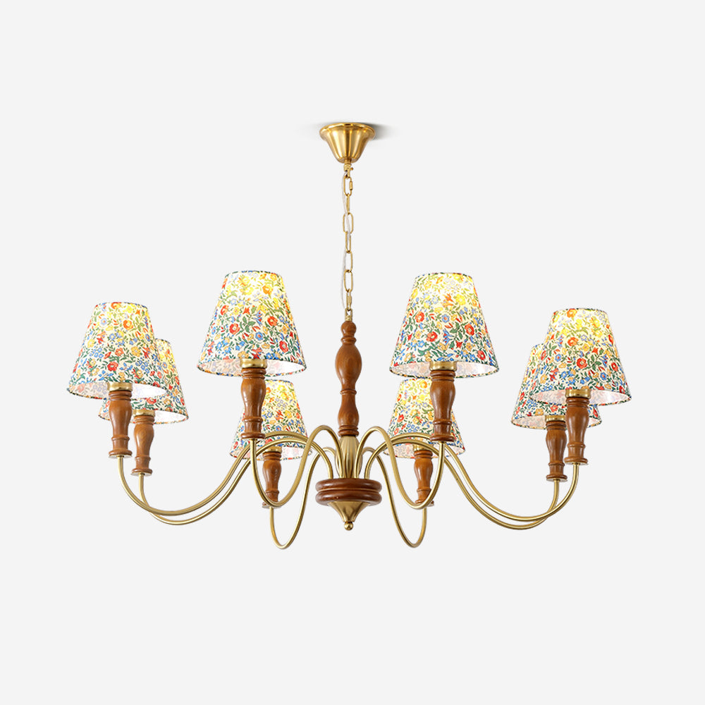 Cassian Lustre Fleur en Tissu