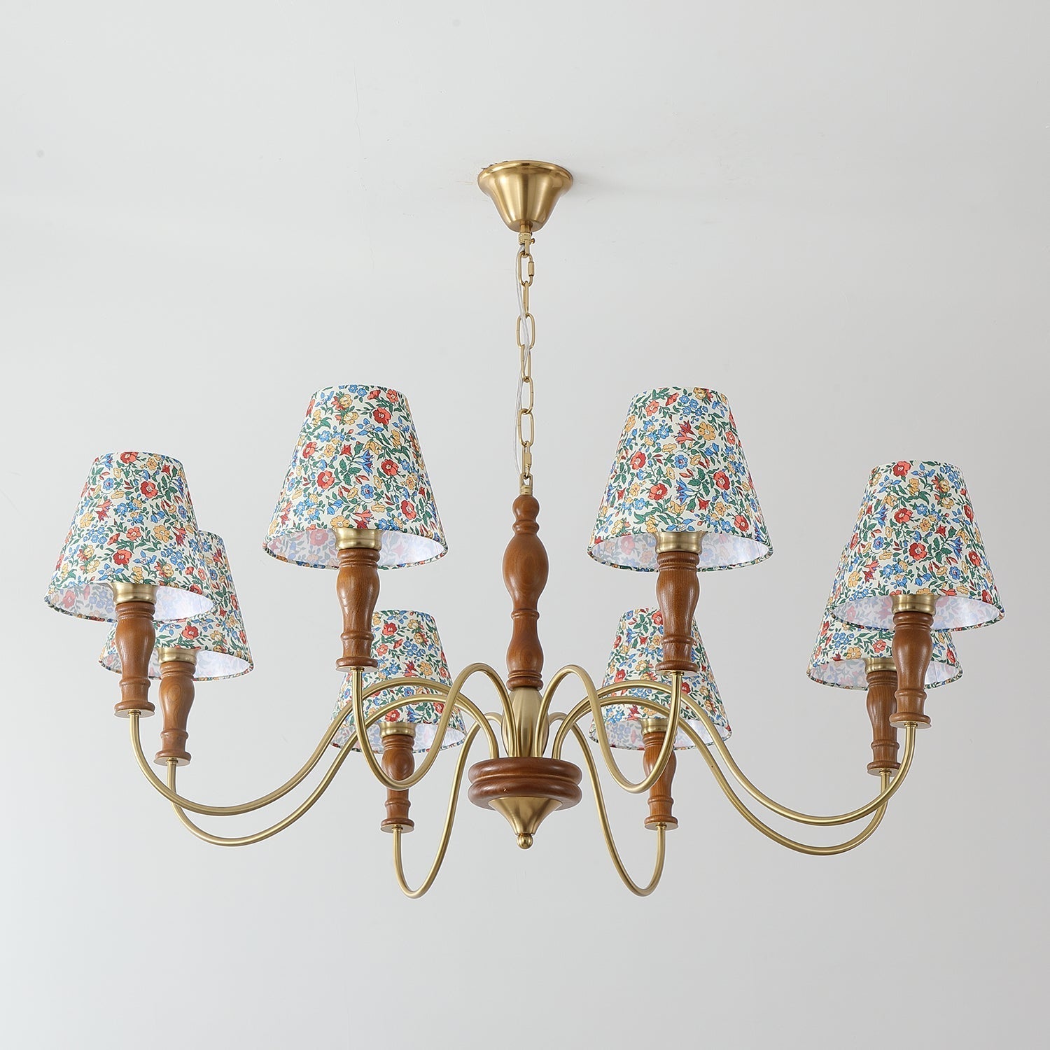 Florinda Lustre Abat-jour Tissu Floral - Neutralighting