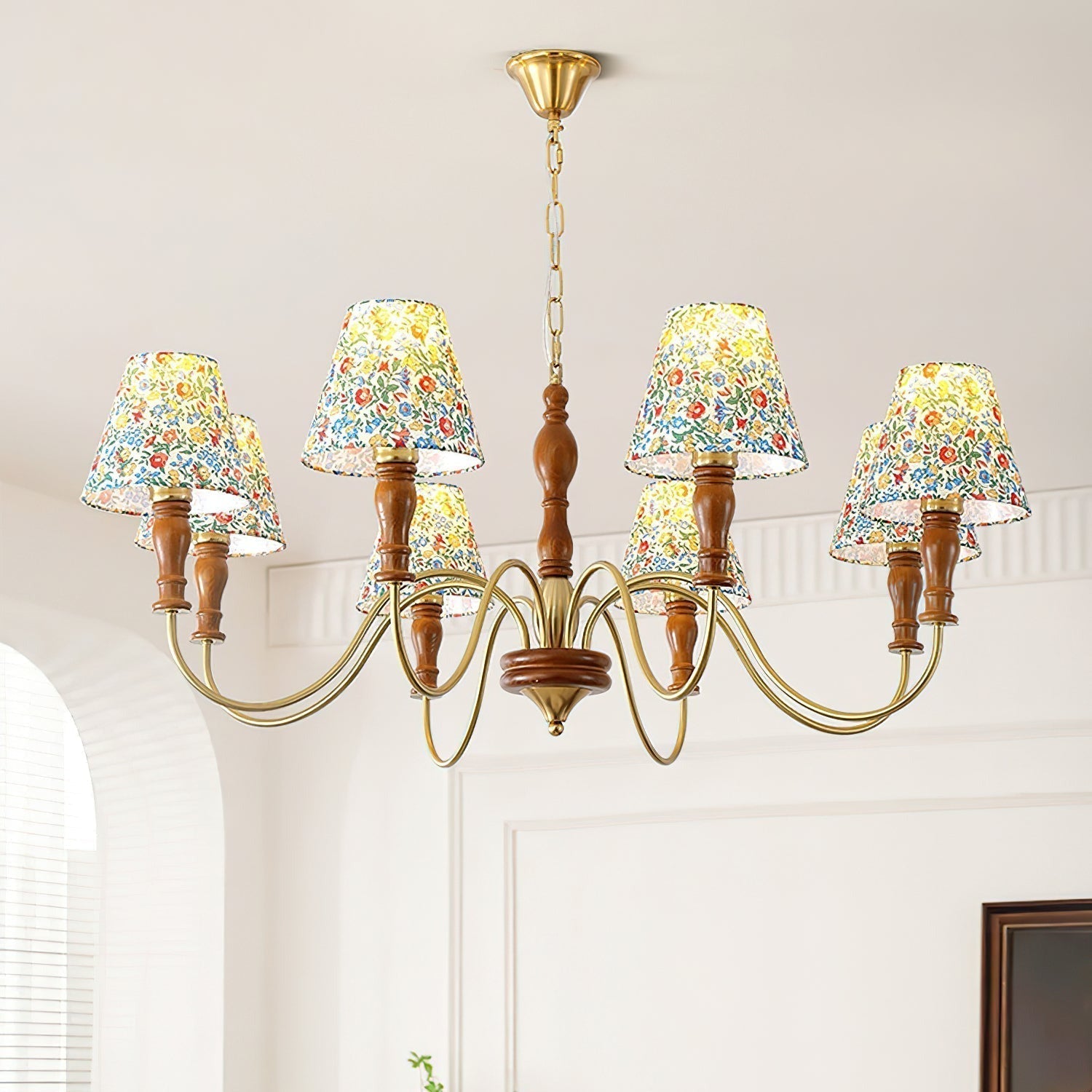 Cassian Lustre Fleur en Tissu