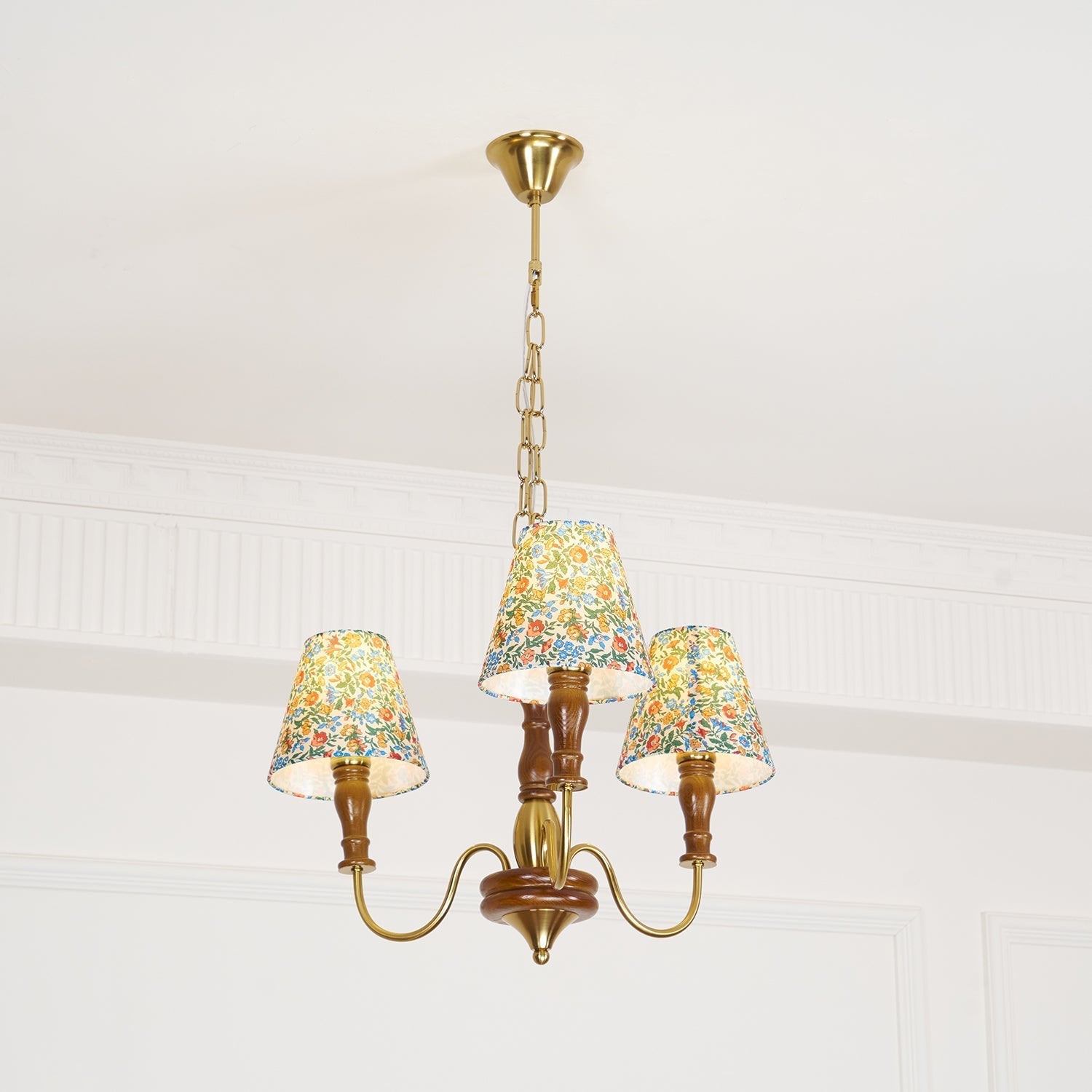 Florinda Lustre Abat-jour Tissu Floral - Neutralighting