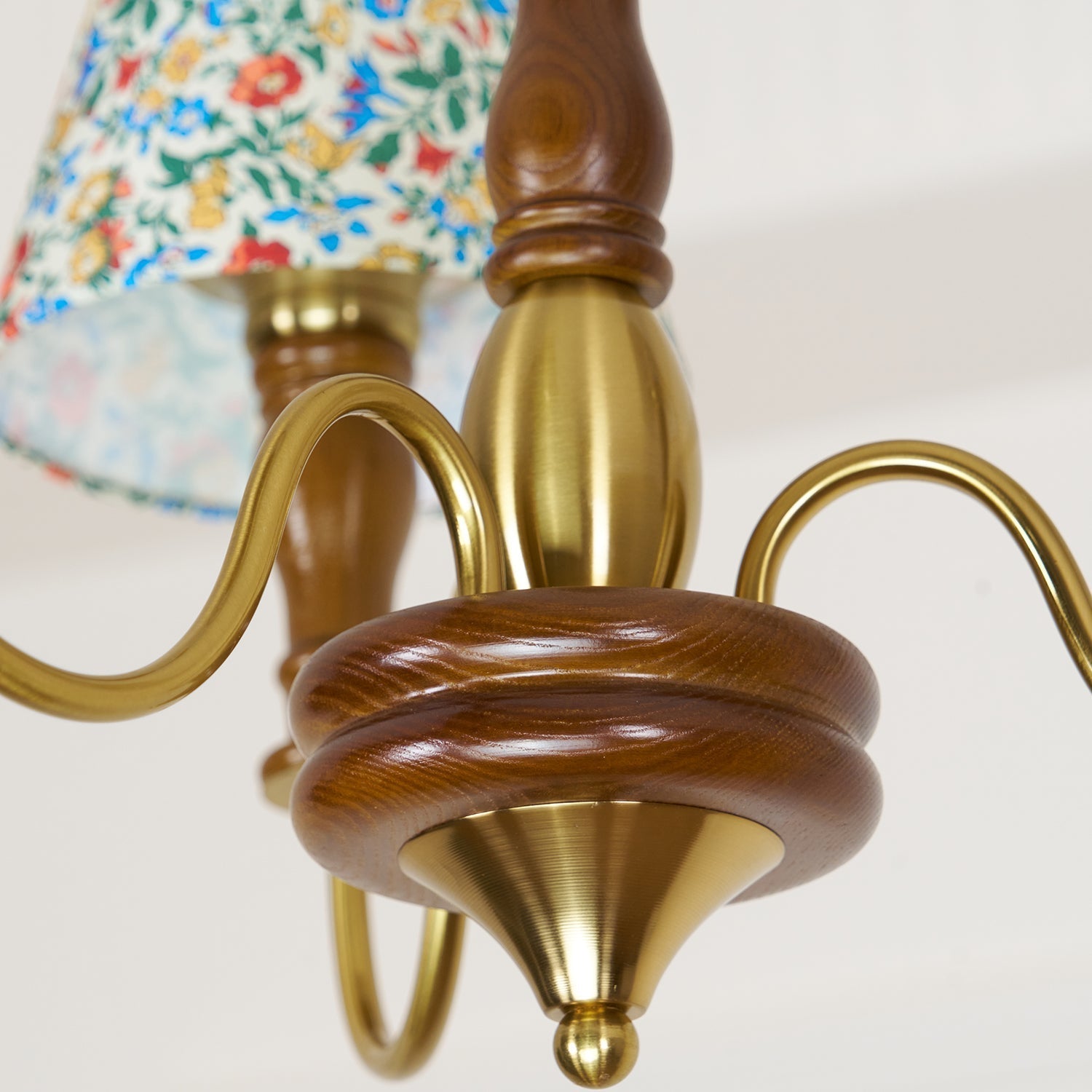 Florinda Lustre Abat-jour Tissu Floral - Neutralighting