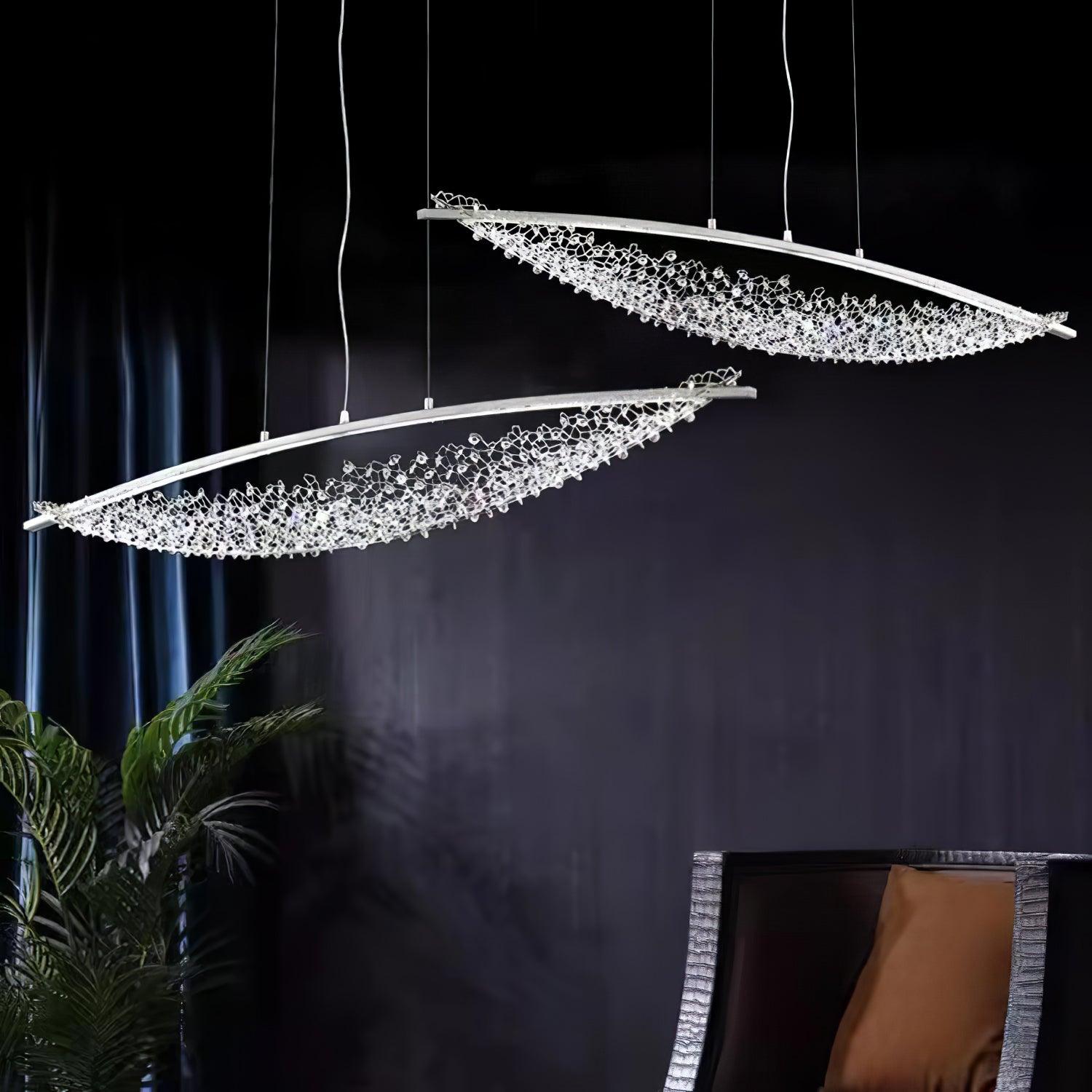 Elvarin Crystal Suspension Lumière - Neutralighting