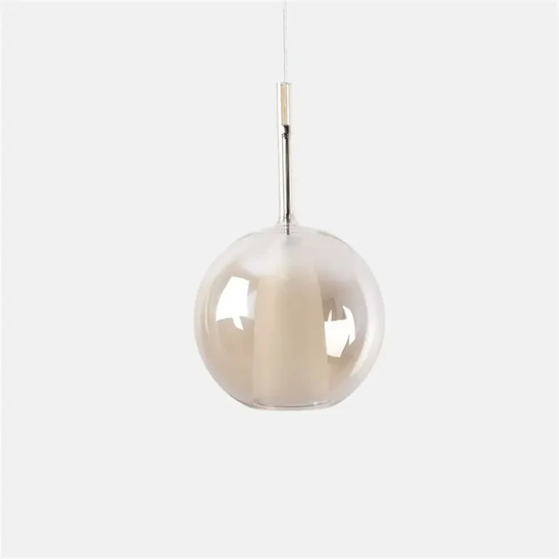 Valentina Moderne Sphère LED Suspension Verre Salle à Manger - Neutralighting