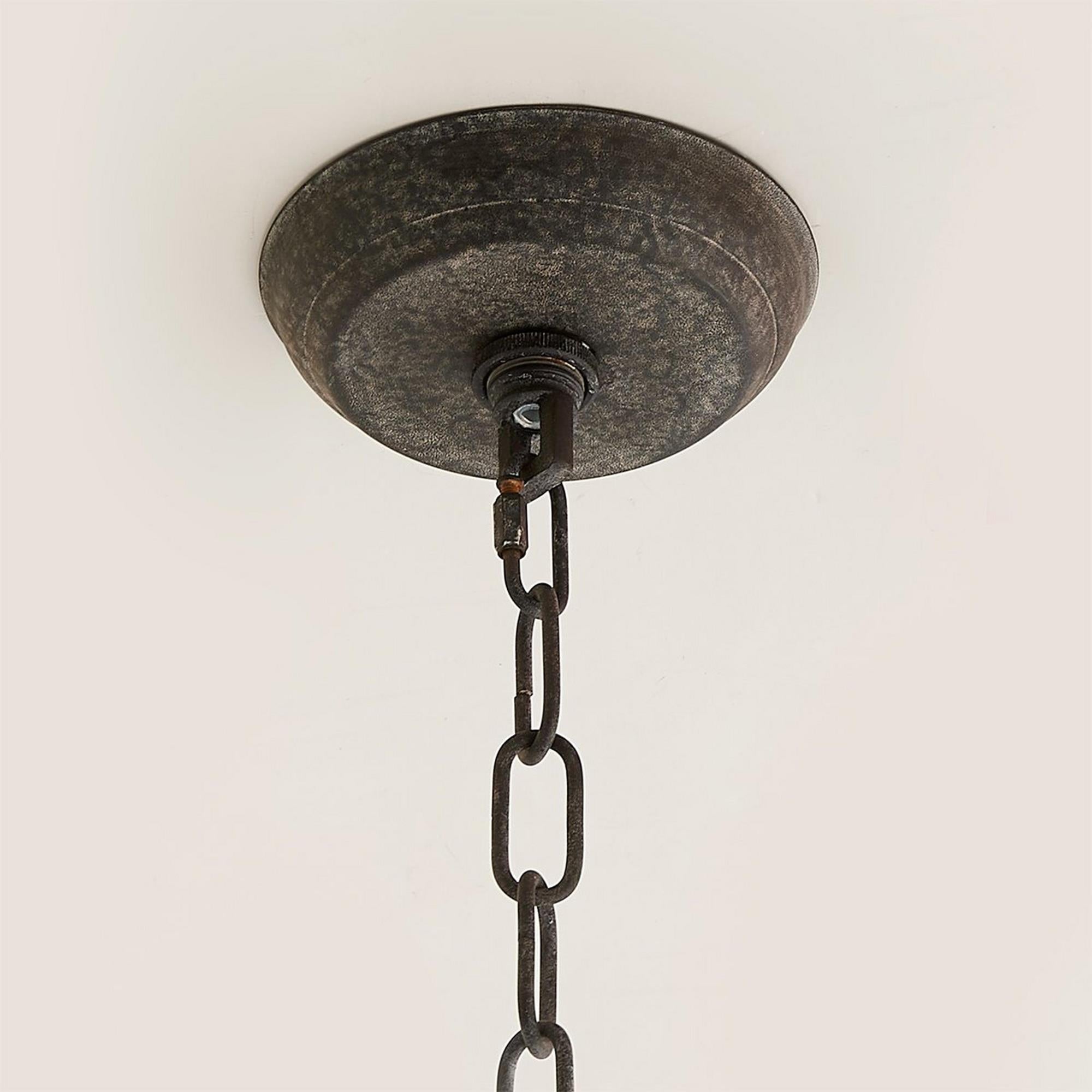 Eirikuvyi Vintage Creativity Metal Wood Lantern Pendant Lamp - Lamp Copper