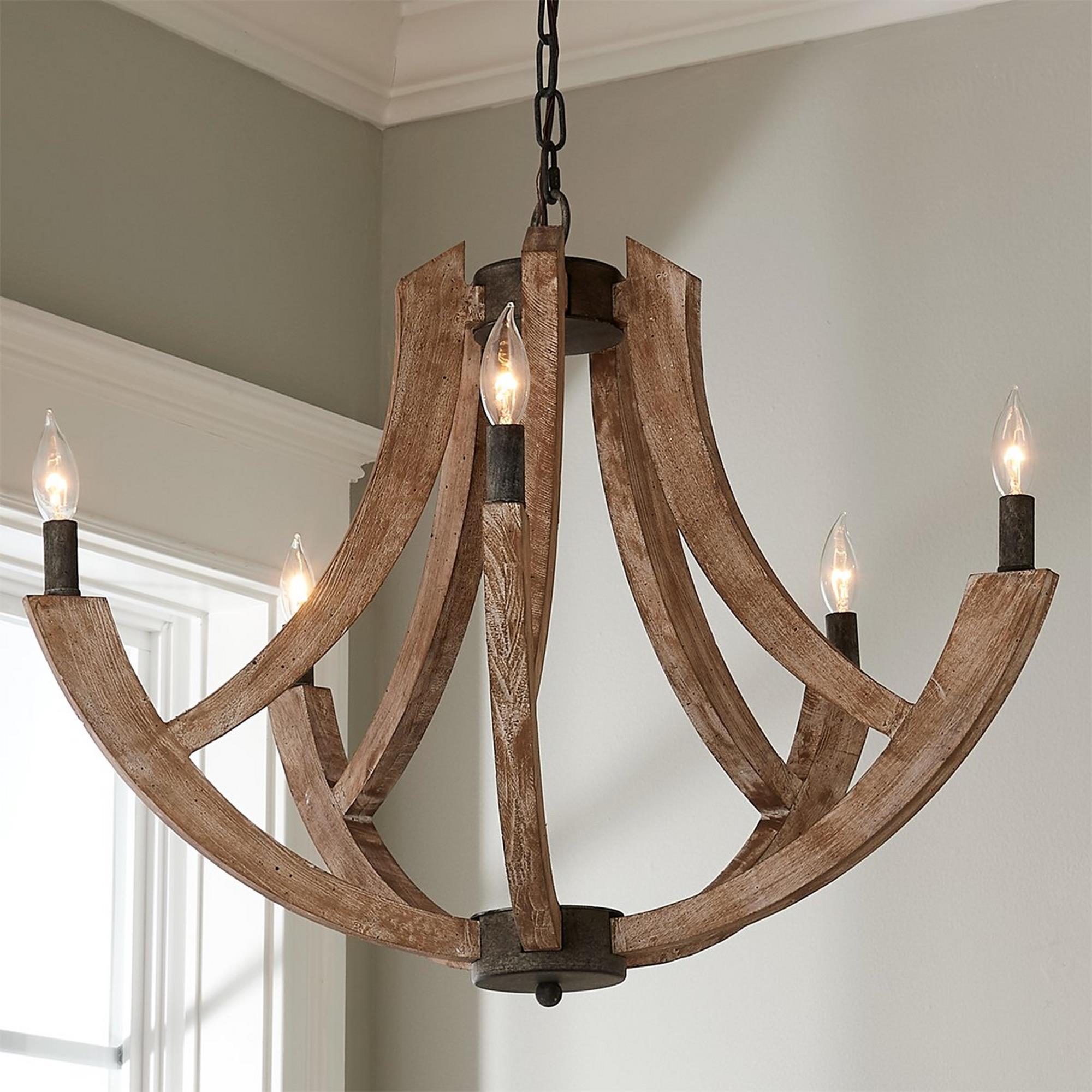 Eirikuvyi Vintage Creativity Metal Wood Lantern Pendant Lamp - Lamp Copper