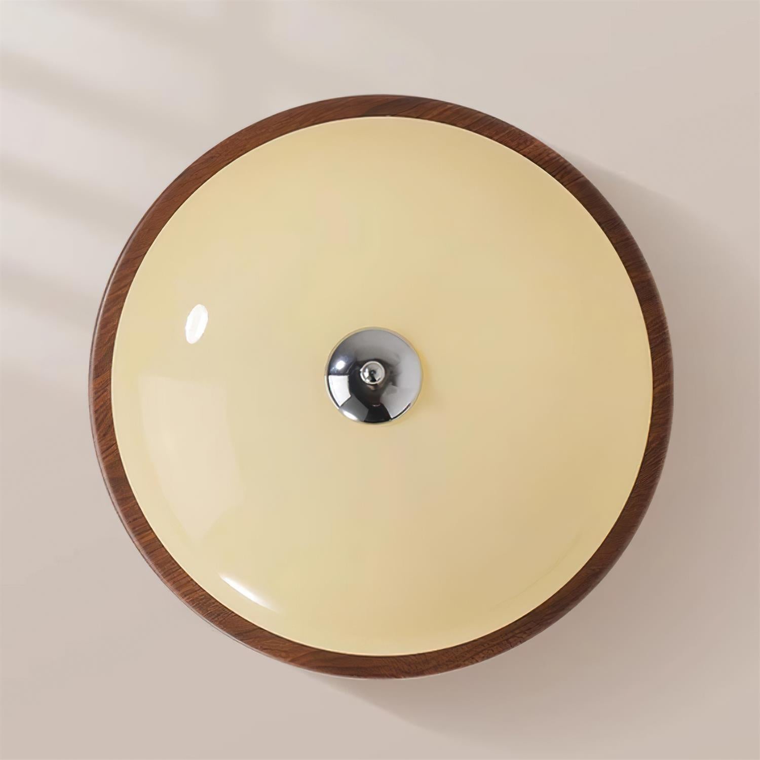 Povio & Glass Flush Mount Ceiling Light - Letslighting