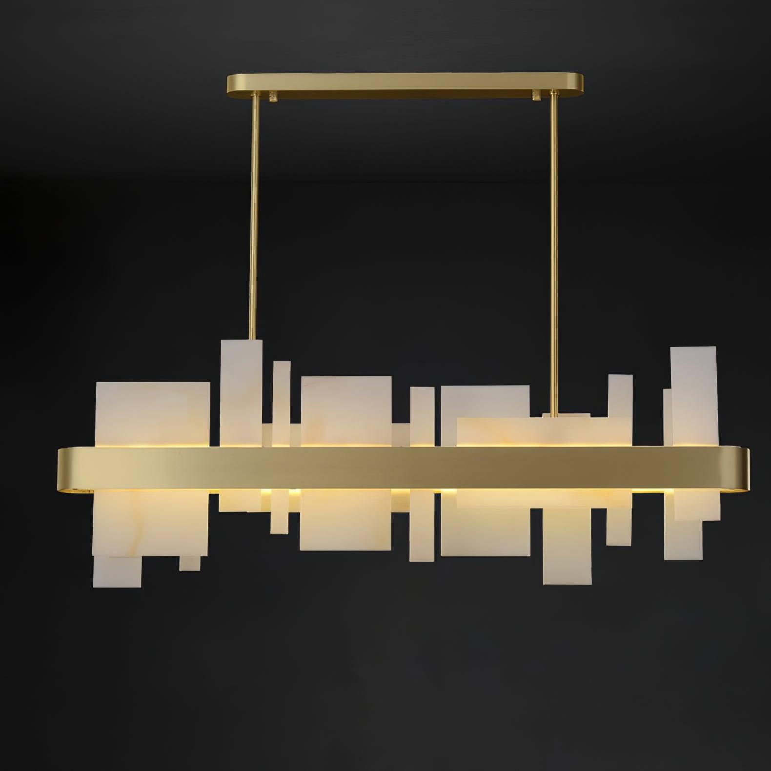 Lustra Chandelier en Cuivre Acrylique Salle à Manger - Neutralighting