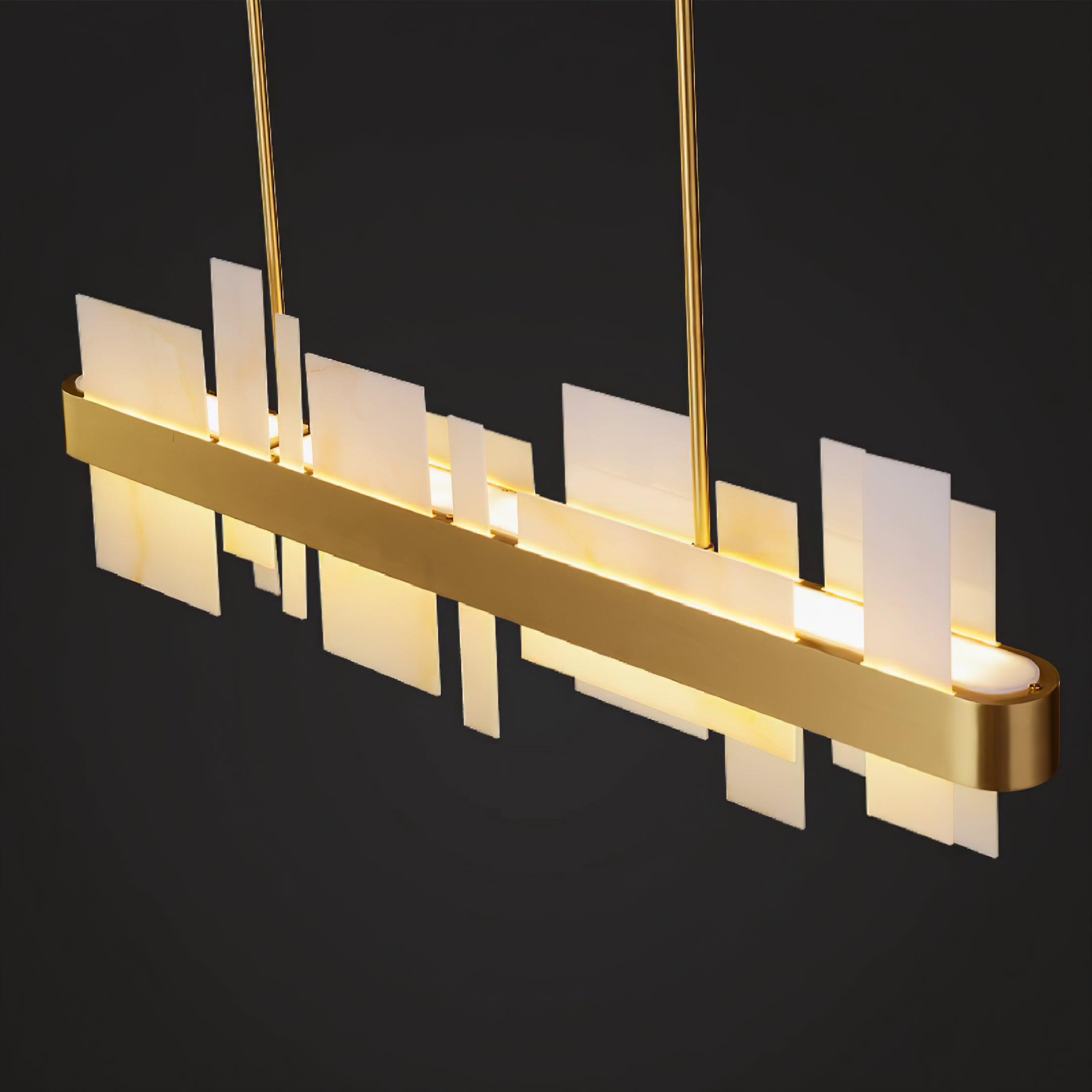 Lustra Chandelier en Cuivre Acrylique Salle à Manger - Neutralighting