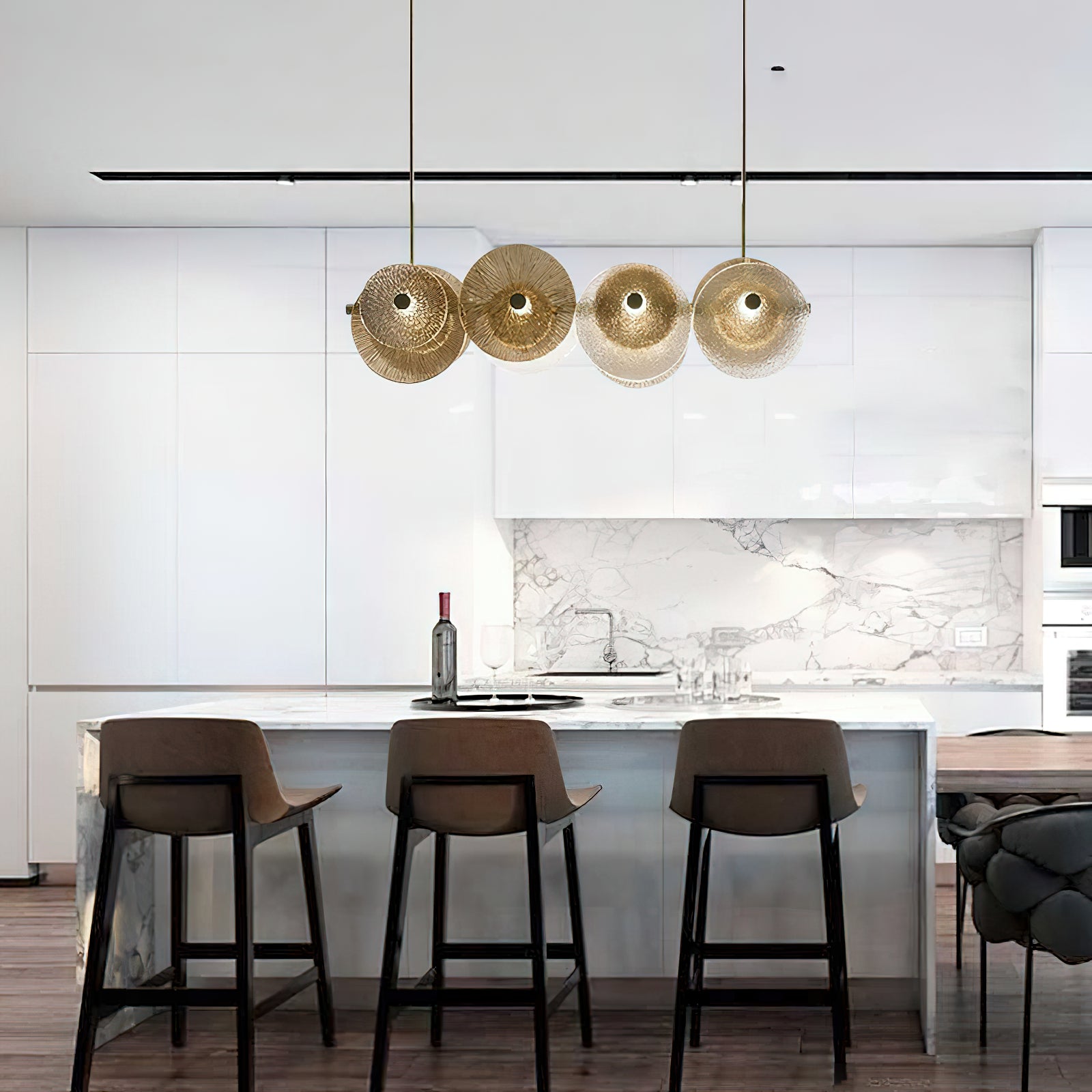 Himinuvyn Chandelier en Métal et Cristal Nordique Moderne - Neutralighting