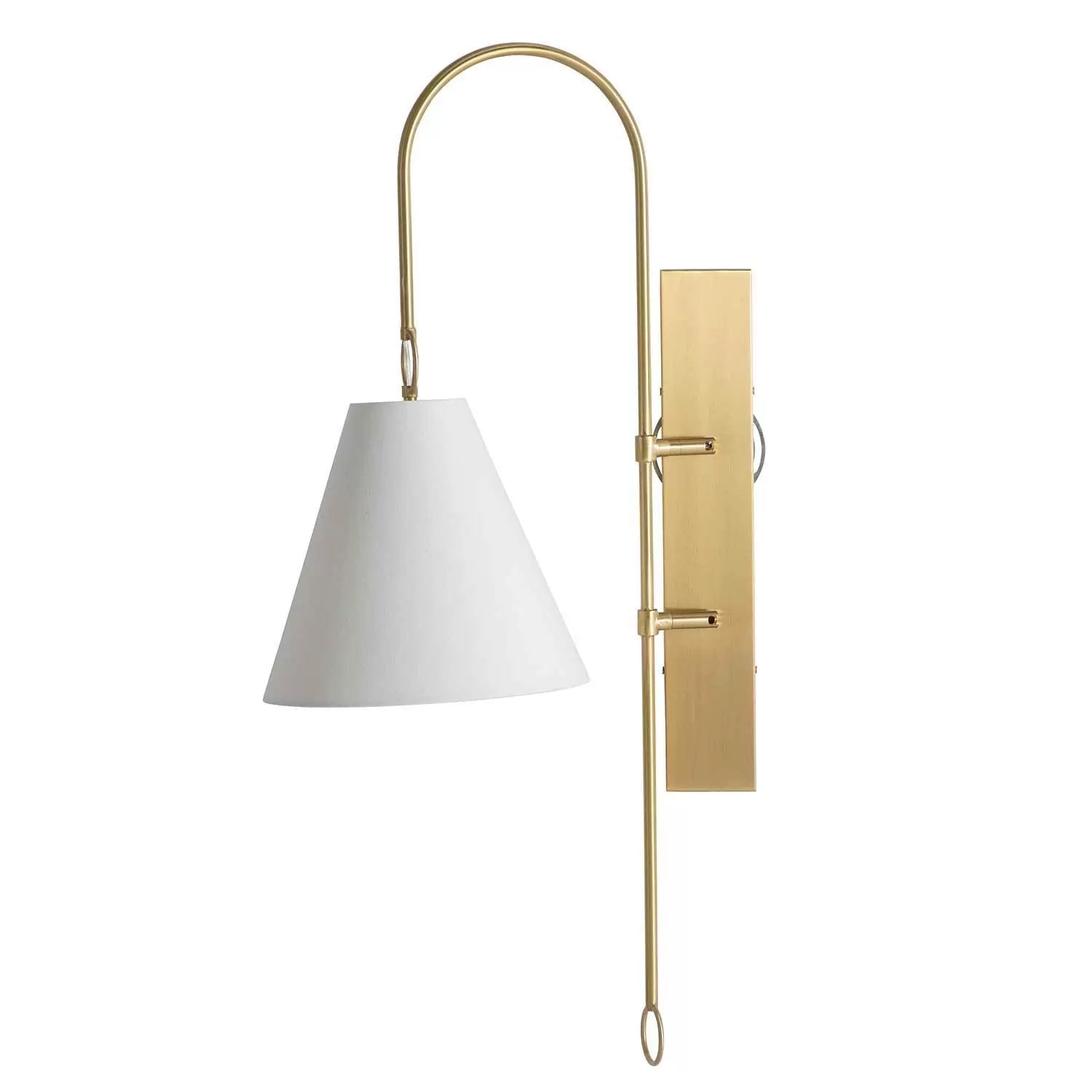 Ildvuvyi Applique Murale en Métal et Tissu Laiton Premium Moderne - Neutralighting