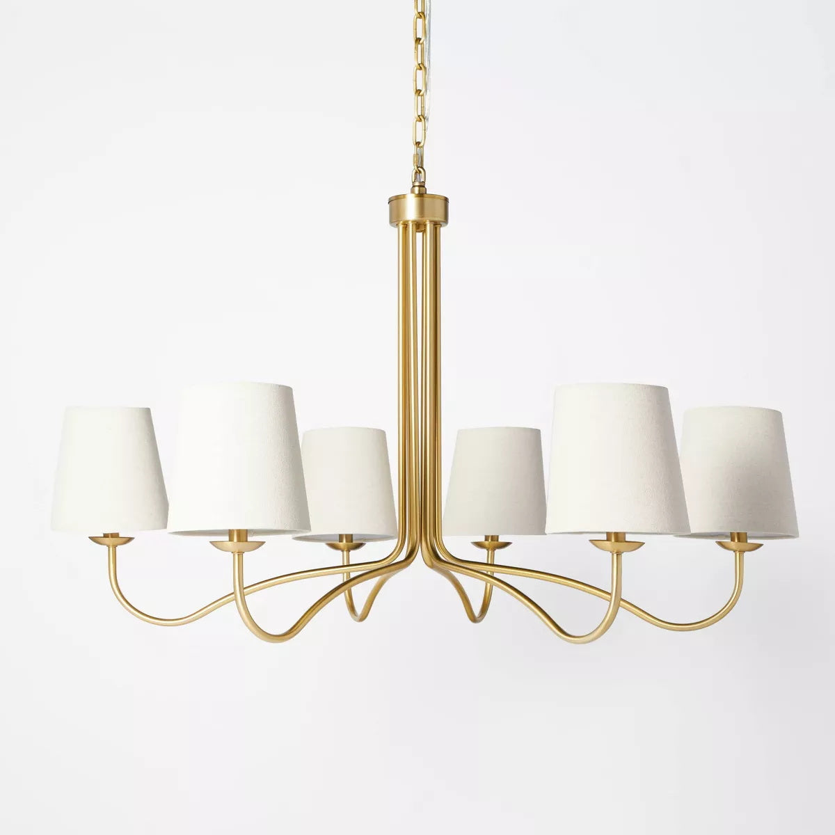 Kvennuvyn Chandelier en Métal et Tissu Moderne Minimaliste - Neutralighting