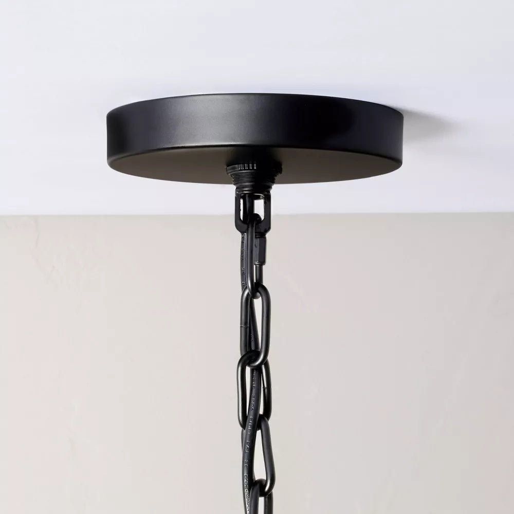 Kvennuvyn Chandelier en Métal et Tissu Moderne Minimaliste - Neutralighting