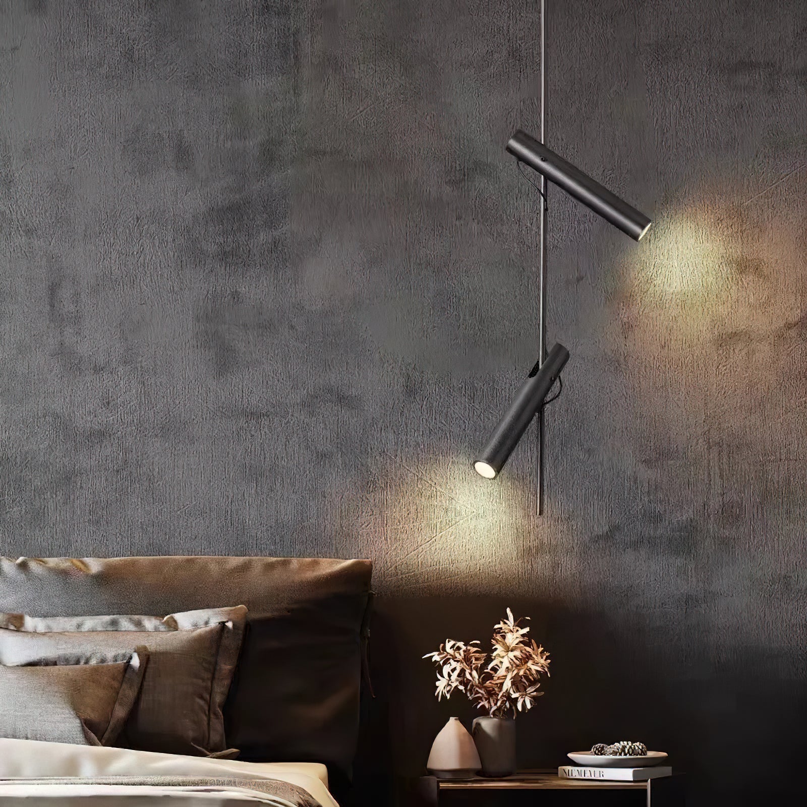 Jarnbruvyi Modern Minimalist Line Metal Pendant Light - Lamp Copper