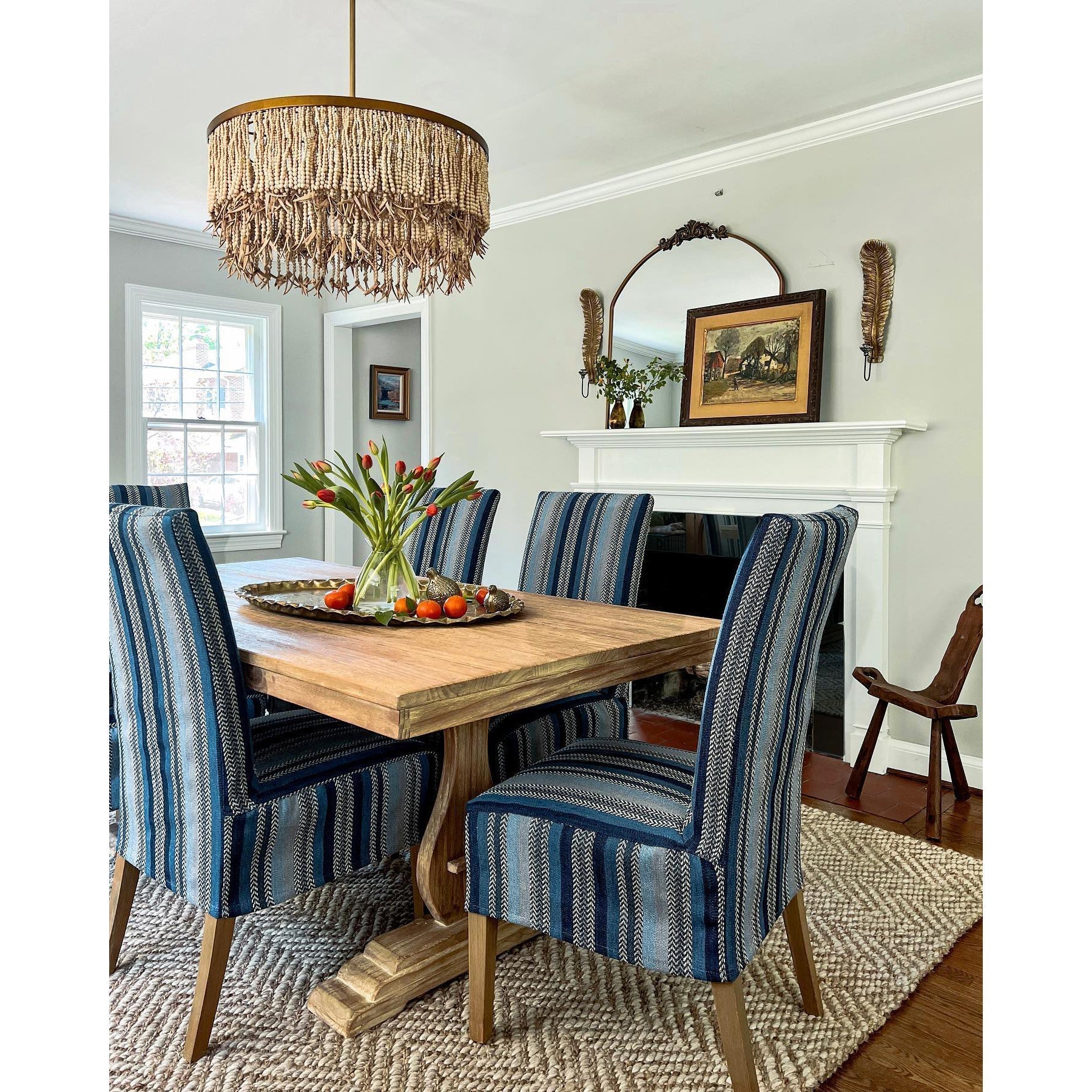Ljomuvyn Postmodern Luxury Wood Metal Chandelier - Lamp Copper