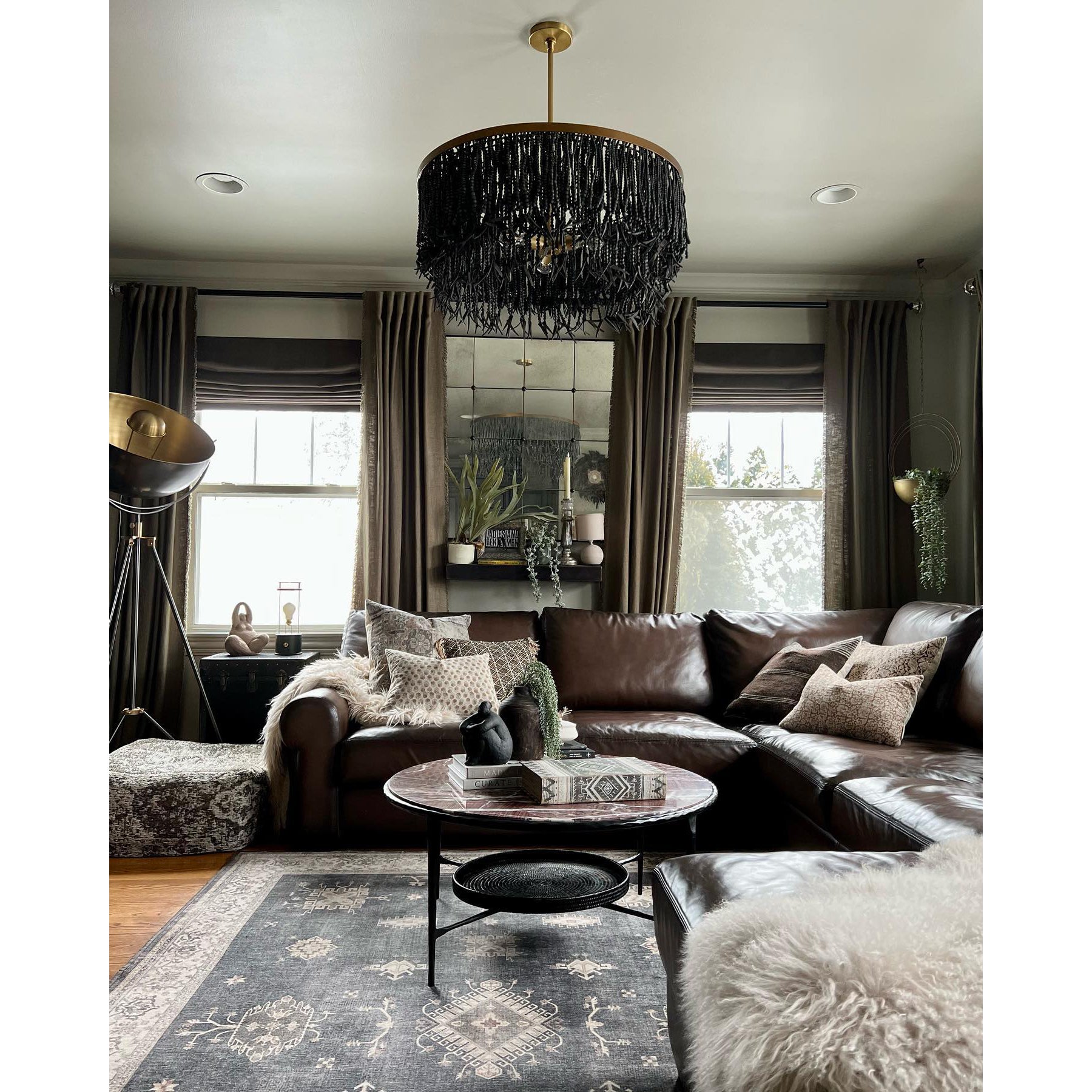Ljomuvyn Postmodern Luxury Wood Metal Chandelier - Lamp Copper
