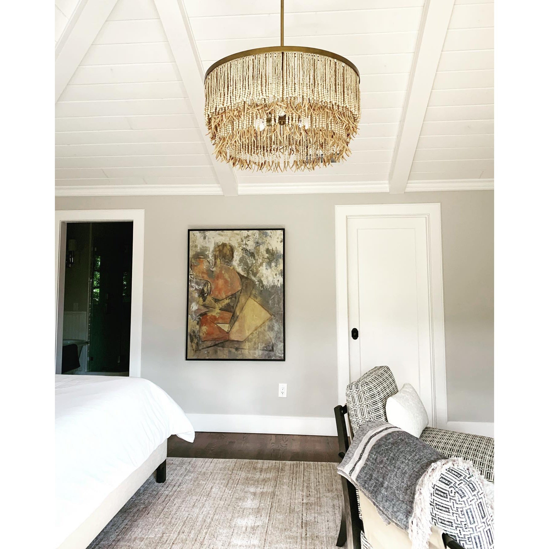 Ljomuvyn Postmodern Luxury Wood Metal Chandelier - Lamp Copper