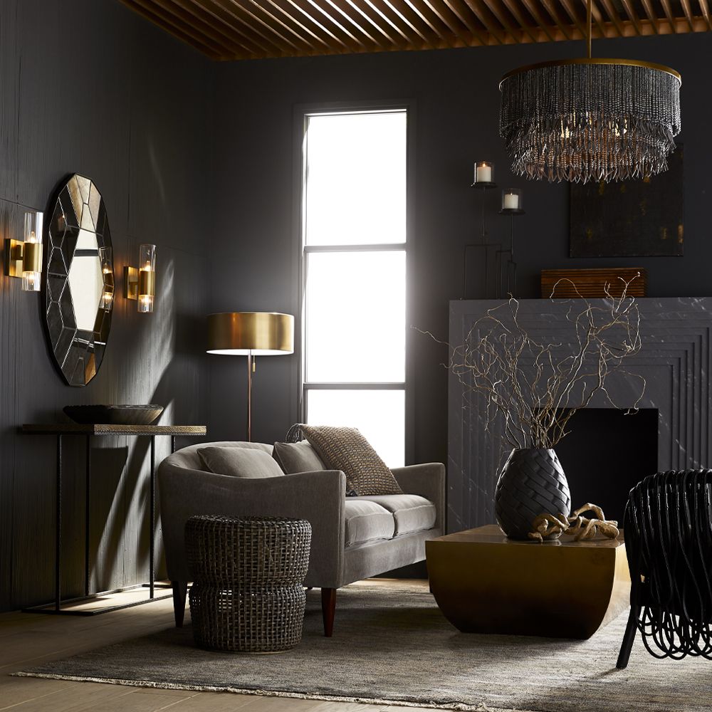 Ljomuvyn Postmodern Luxury Wood Metal Chandelier - Lamp Copper