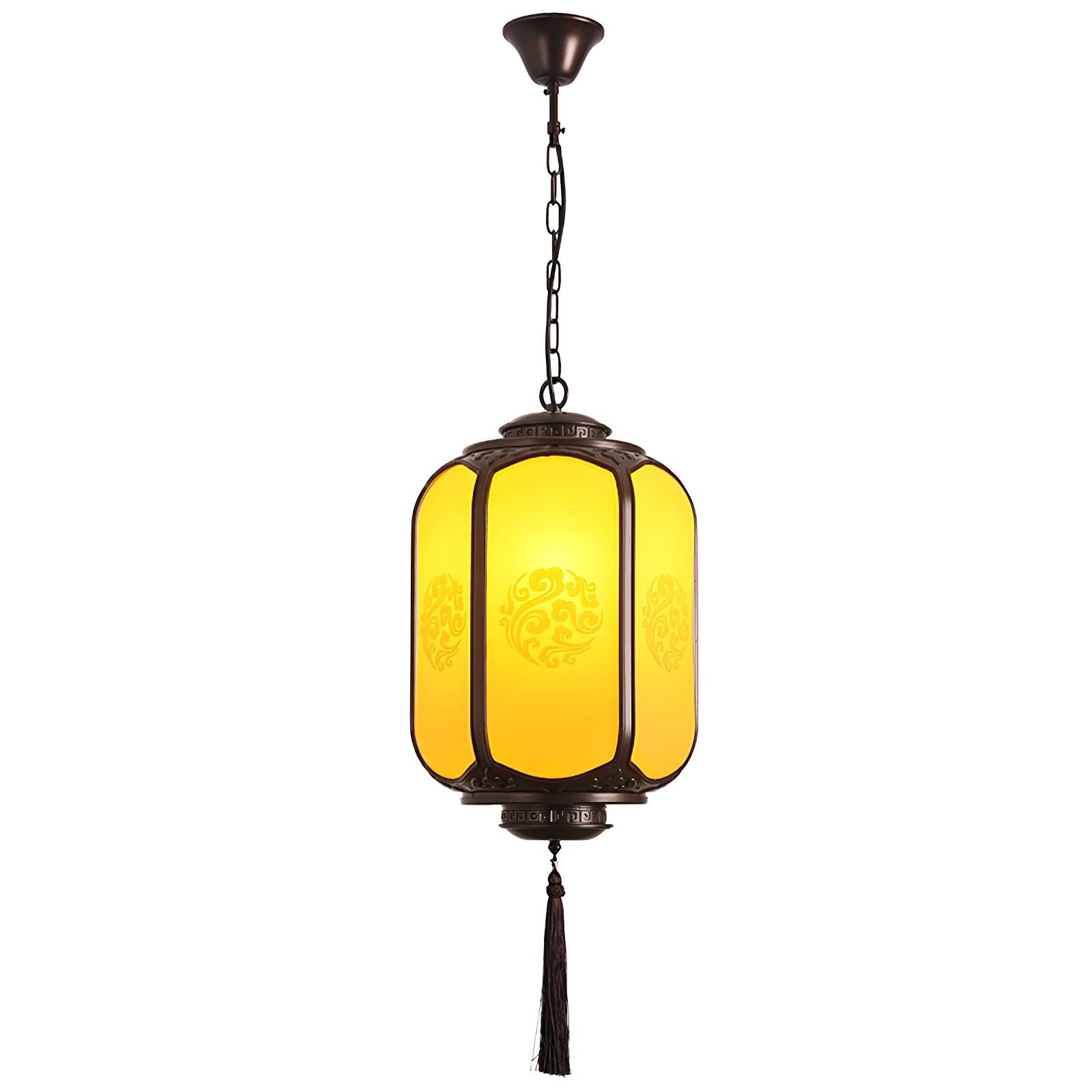 Solara Lampe suspendue antique lanterne d'extérieur rustique - Neutralighting