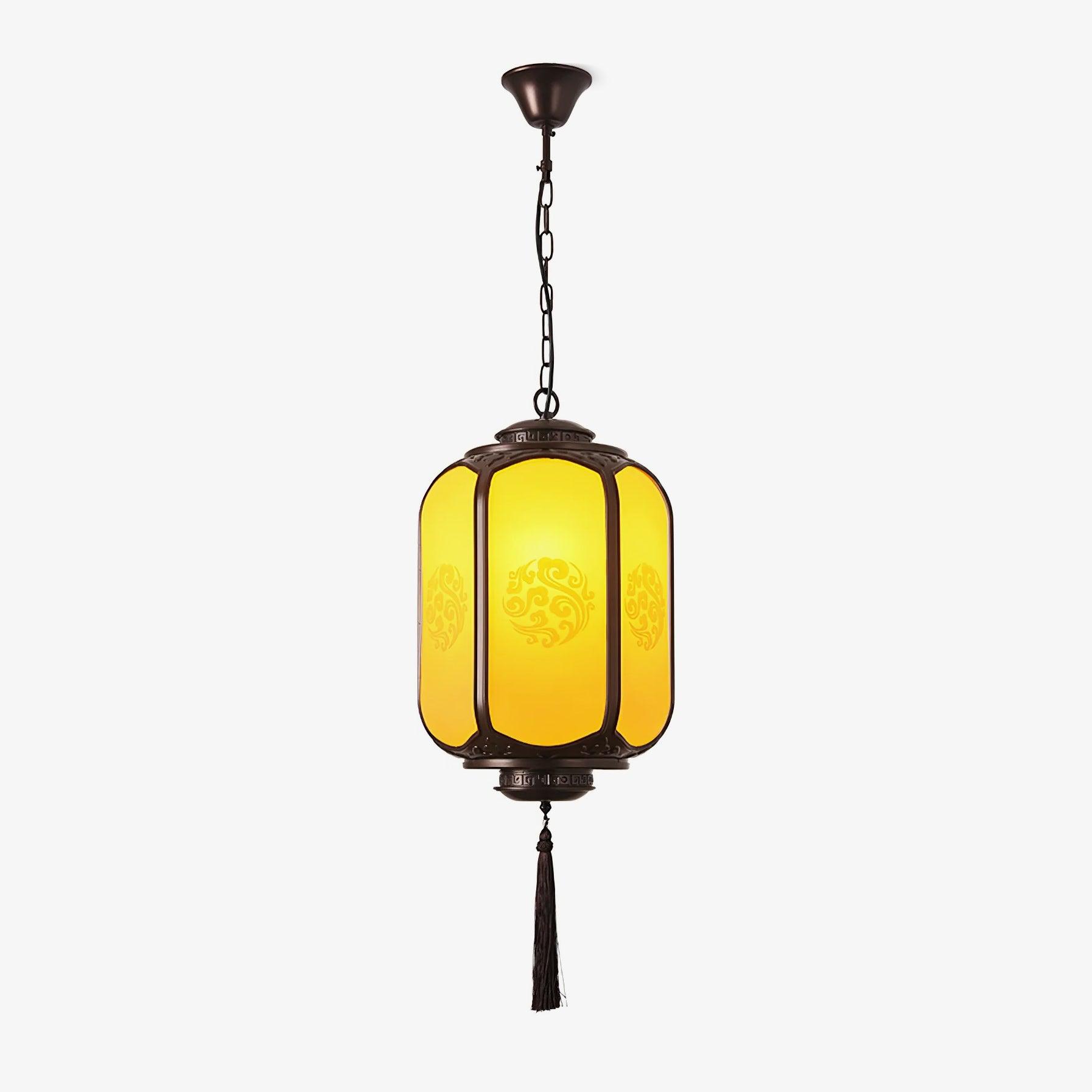 Solara Lampe suspendue antique lanterne d'extérieur rustique - Neutralighting