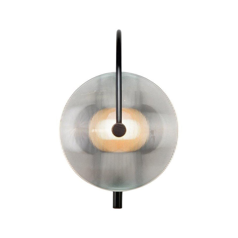 Norduvyn Modern Minimalist Art Metal Glass Wall Lamp - Lamp Copper