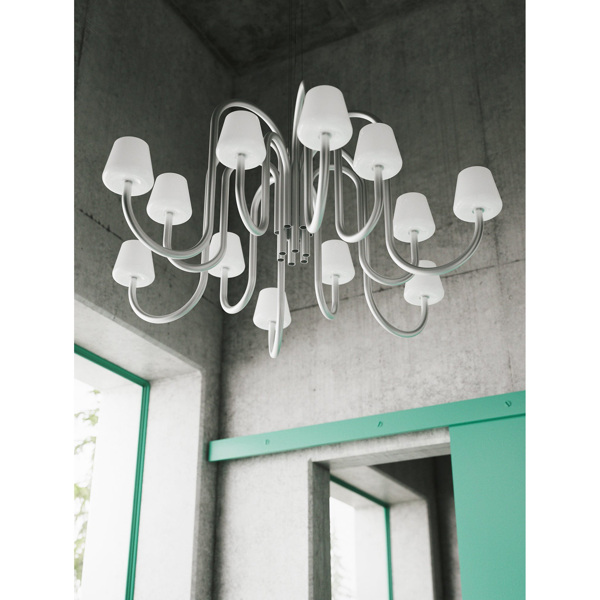 Ostruvyn Modern Premium Glass Chandelier - Lamp Copper